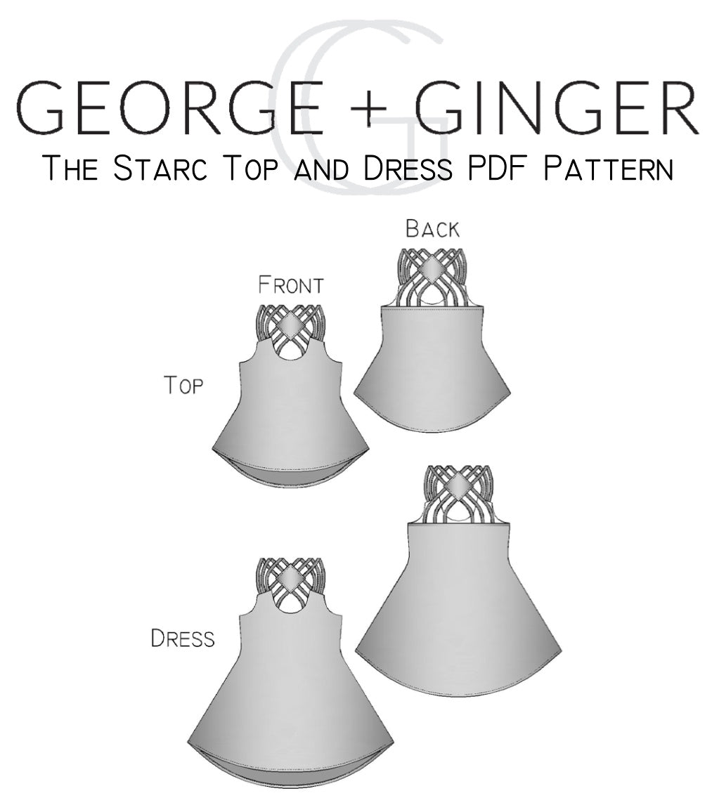 The Starc Top and Dress PDF Sewing Pattern