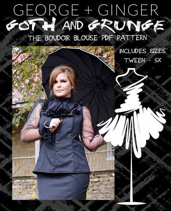 Ultra Goth Mini Set PDF Sewing Pattern – George And Ginger Patterns