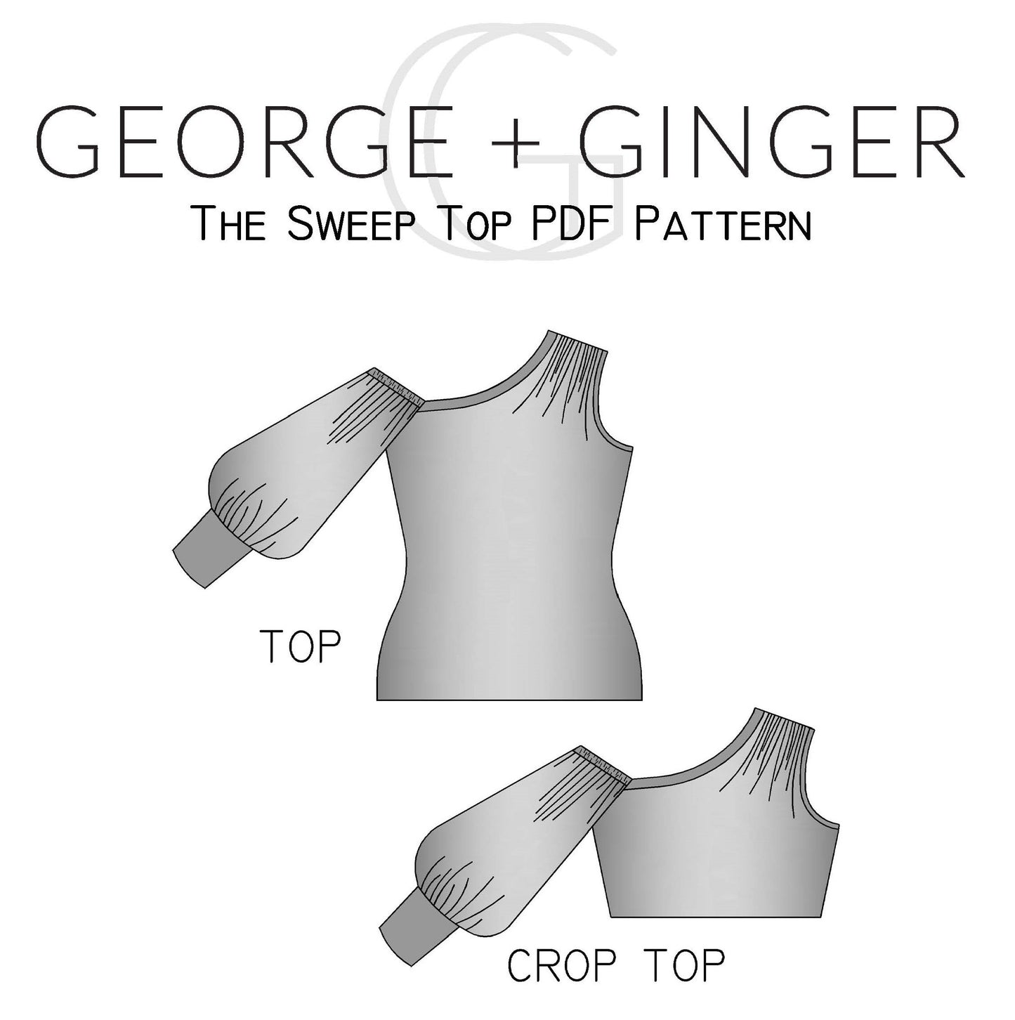 The Sweep Top PDF Sewing Pattern