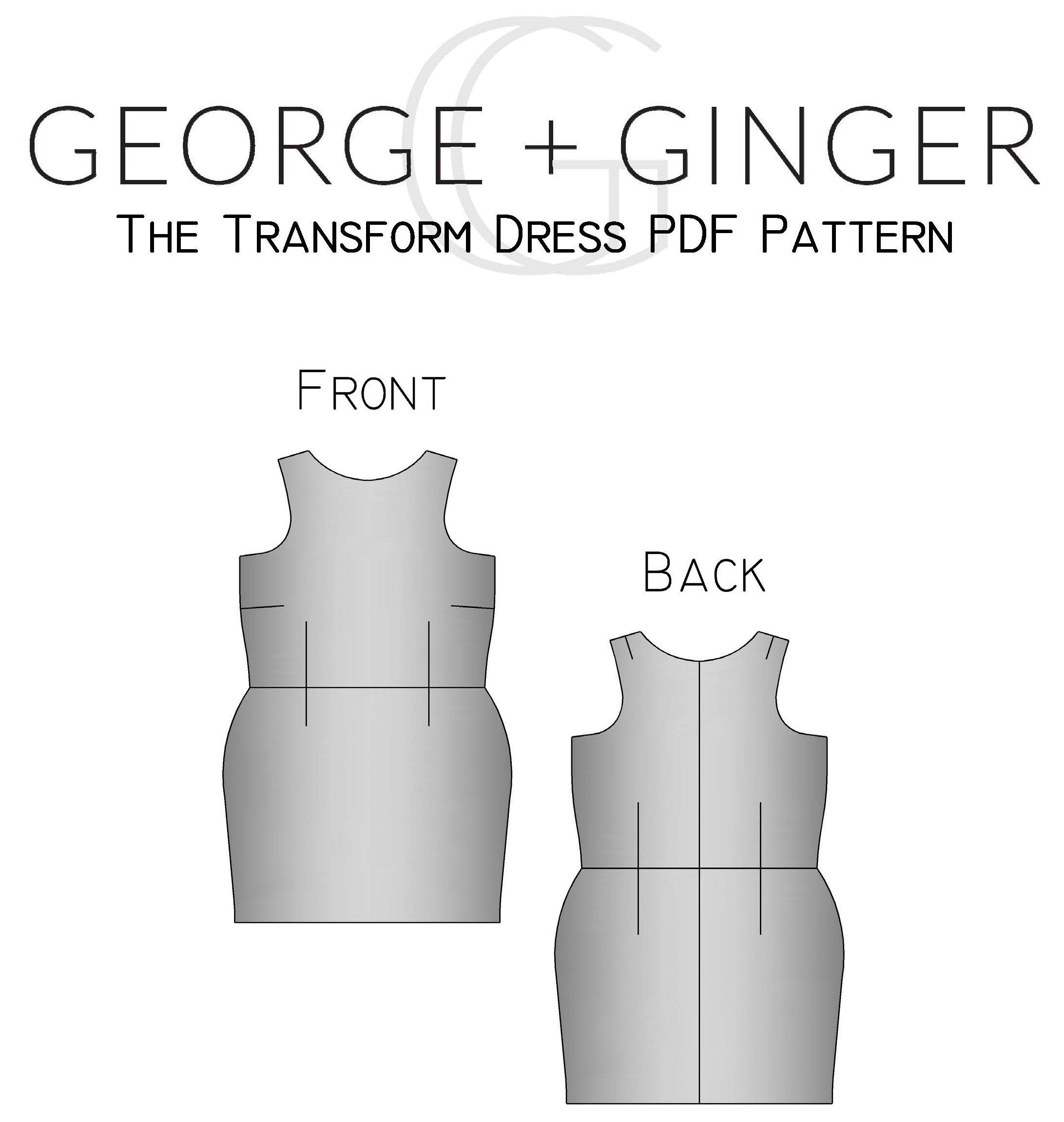The Transformation Collection PDF Sewing Pattern – George And Ginger ...