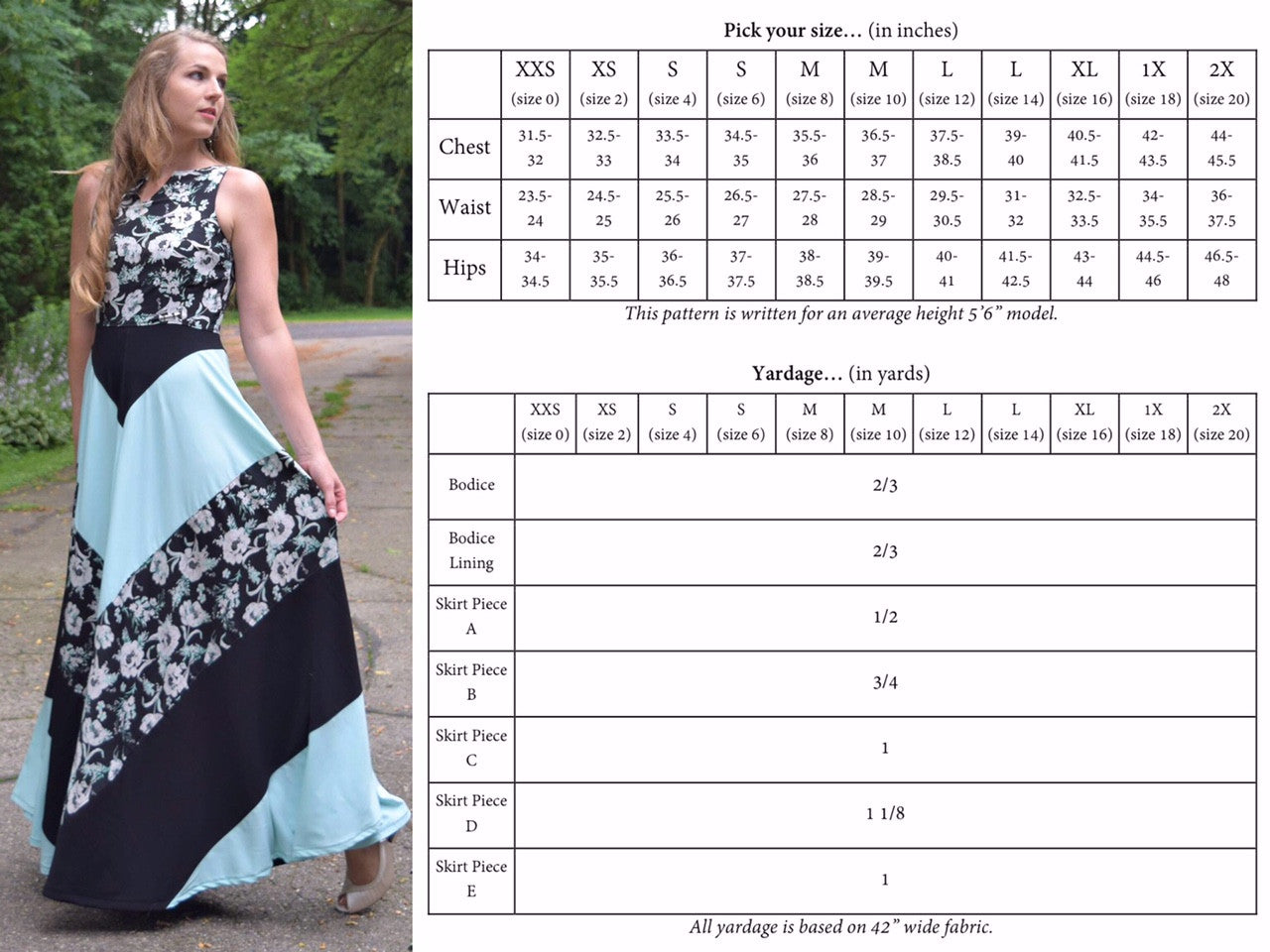The Mood Dress PDF Sewing Pattern