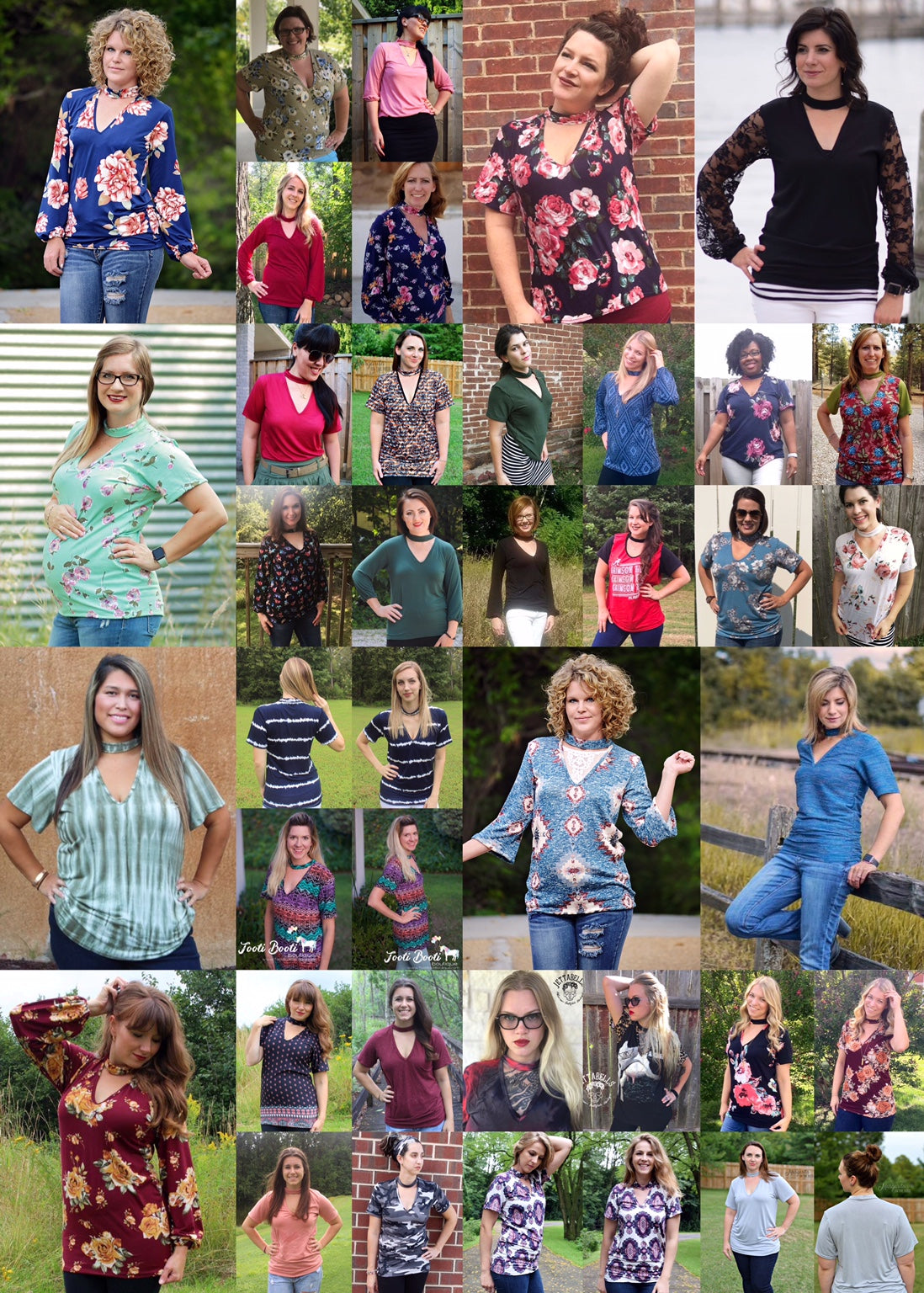 The Rebel Choker Tee PDF Sewing Pattern