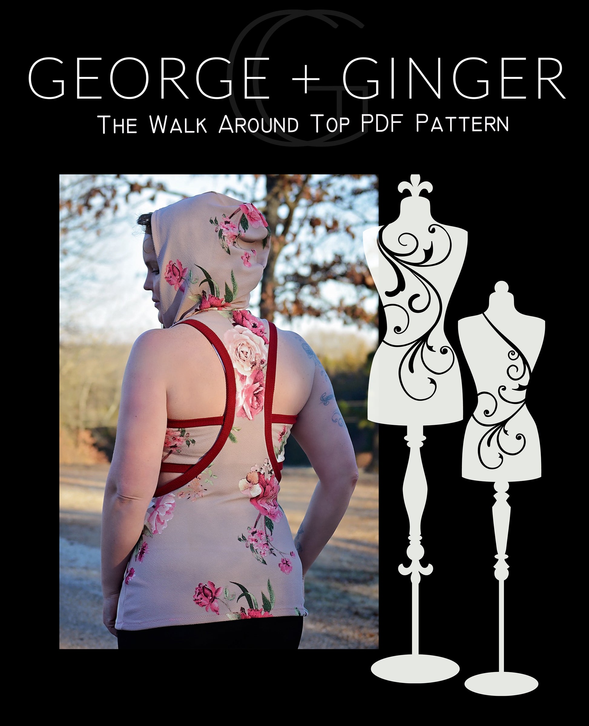 The Walk Around Top PDF Sewing Pattern – George And Ginger Patterns