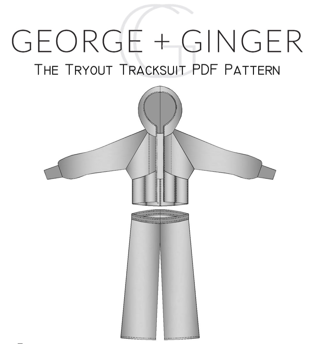 Traccksuit Pattern The Tryout Tracksuit PDF Sewing Pattern – George And Ginger Patterns