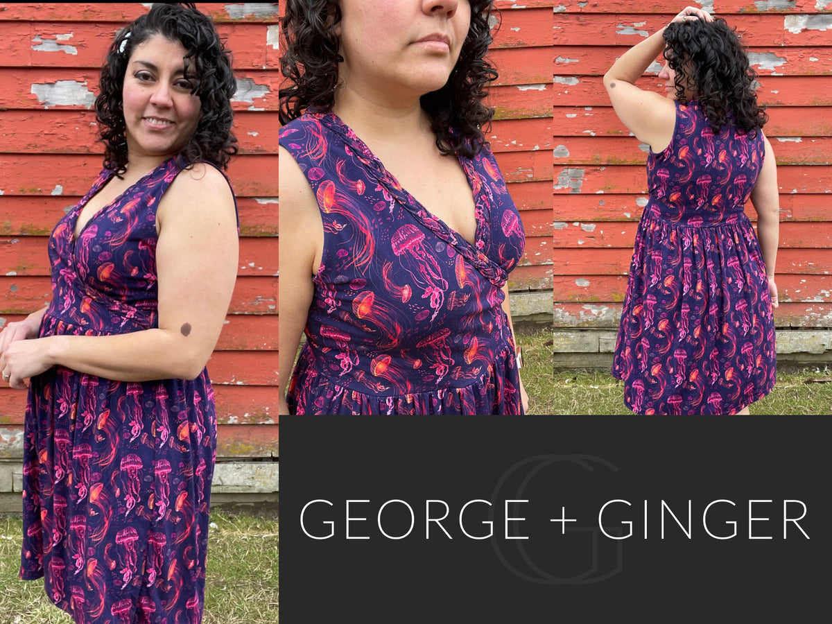 George Ginger Patterns The Plait Dress PDF Sewing Pattern – George And Ginger Patterns