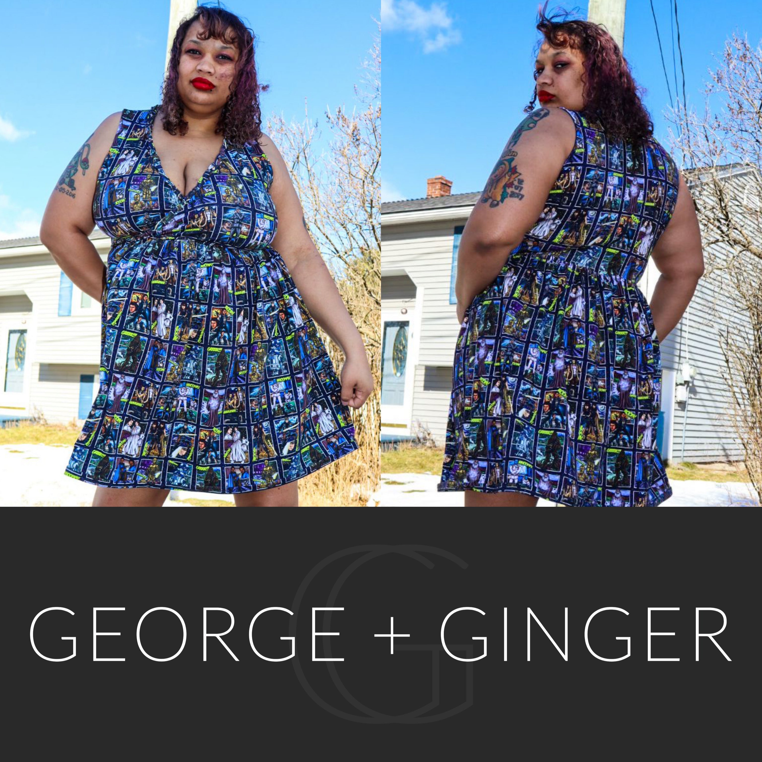 George Ginger Patterns The Plait Dress PDF Sewing Pattern – George And Ginger Patterns