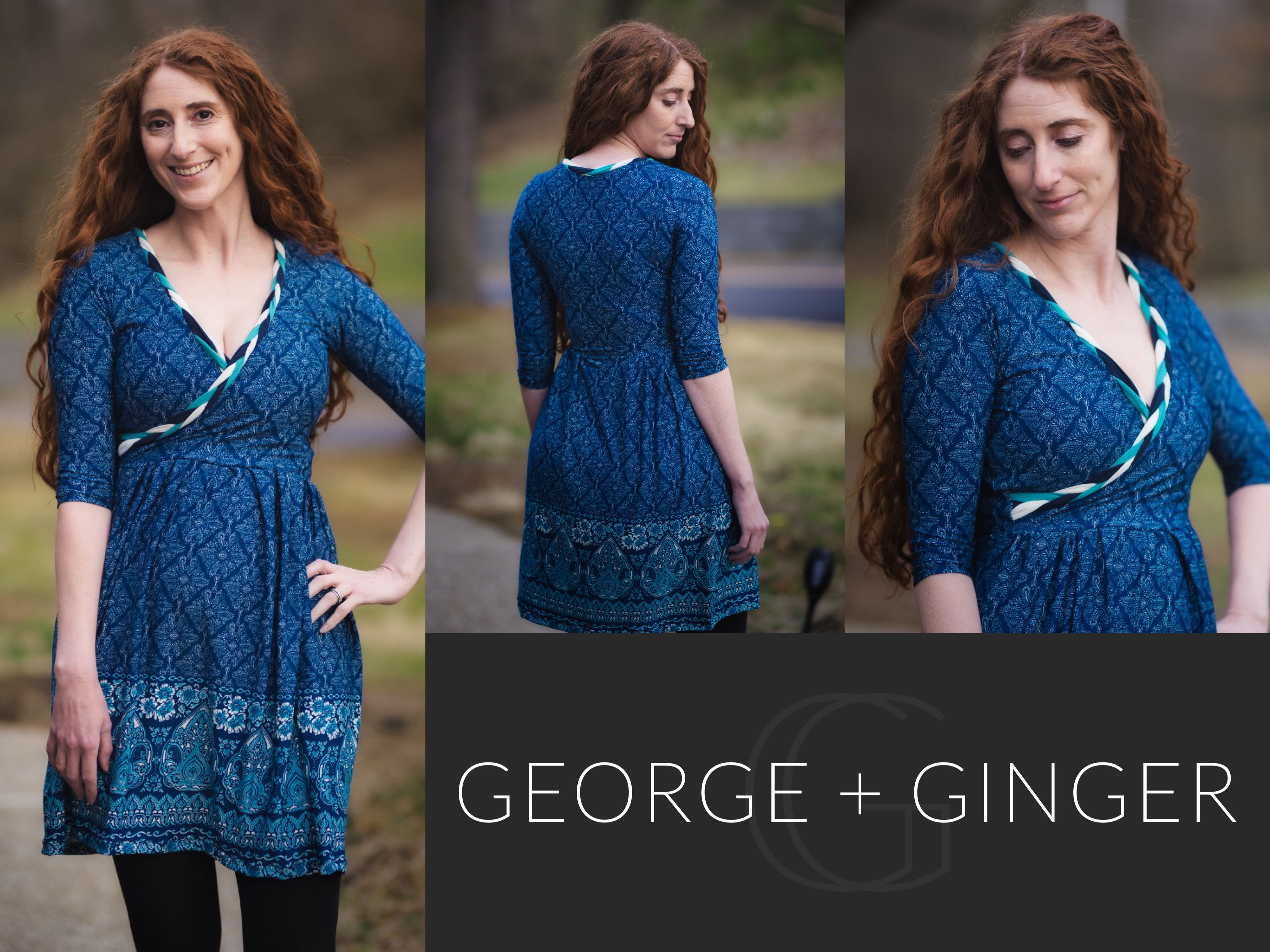 George Ginger Patterns The Plait Dress PDF Sewing Pattern – George And Ginger Patterns