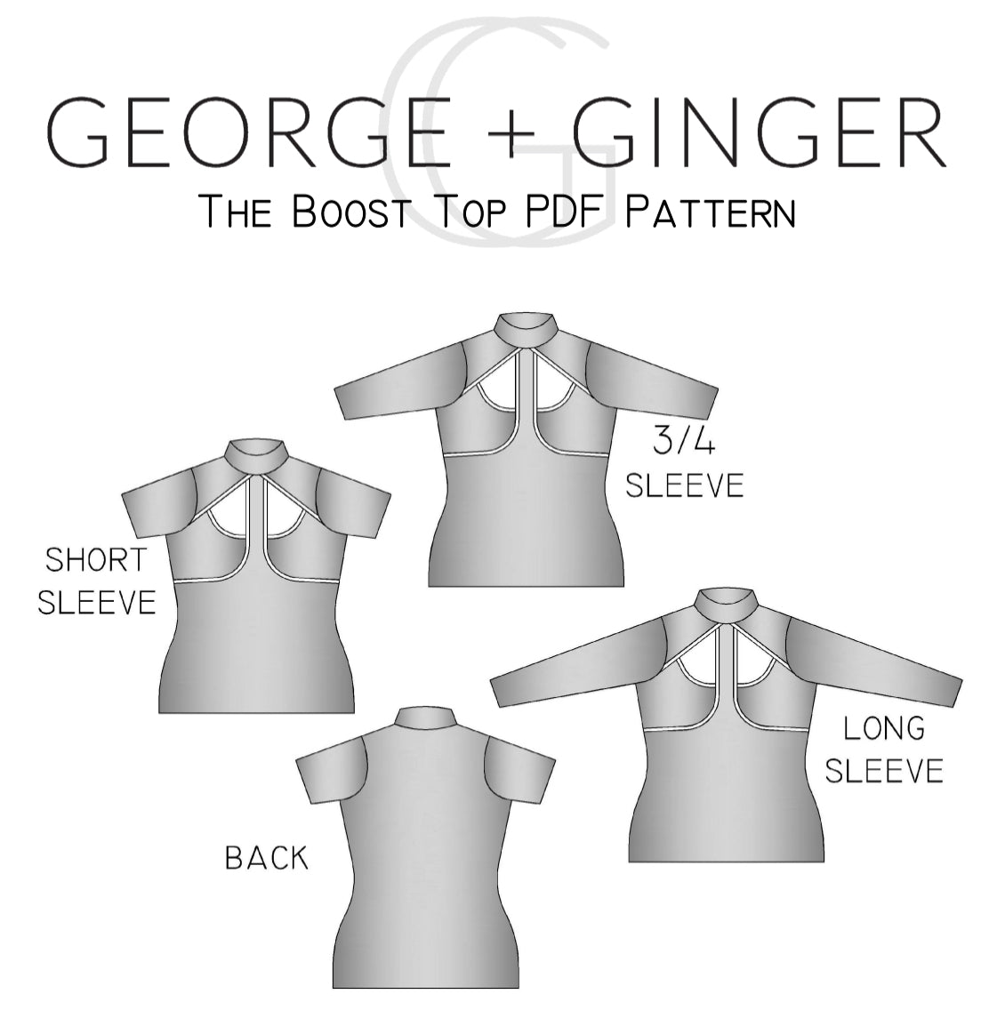 The Boost Top PDF Sewing Pattern