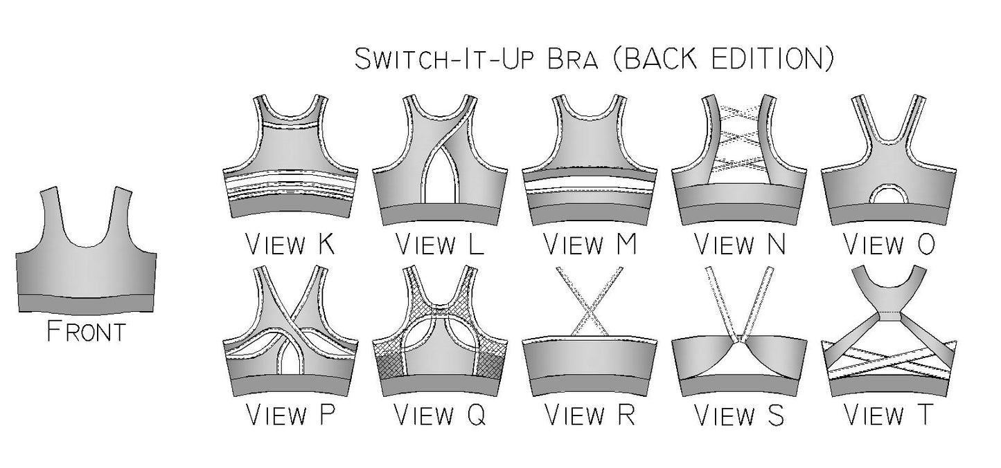 The Switch It Up Bra Bundle PDF Sewing Pattern