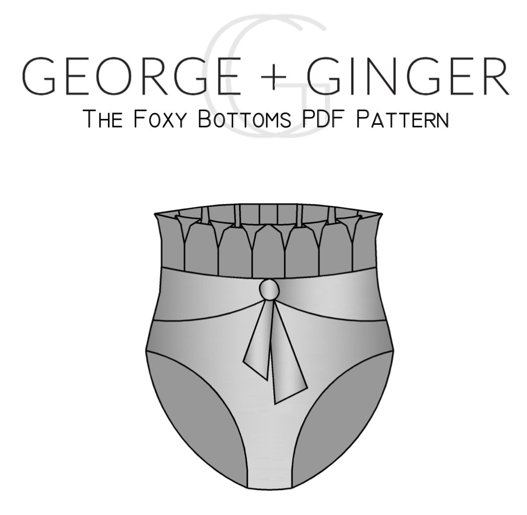 The Foxy Bottoms PDF Sewing Pattern