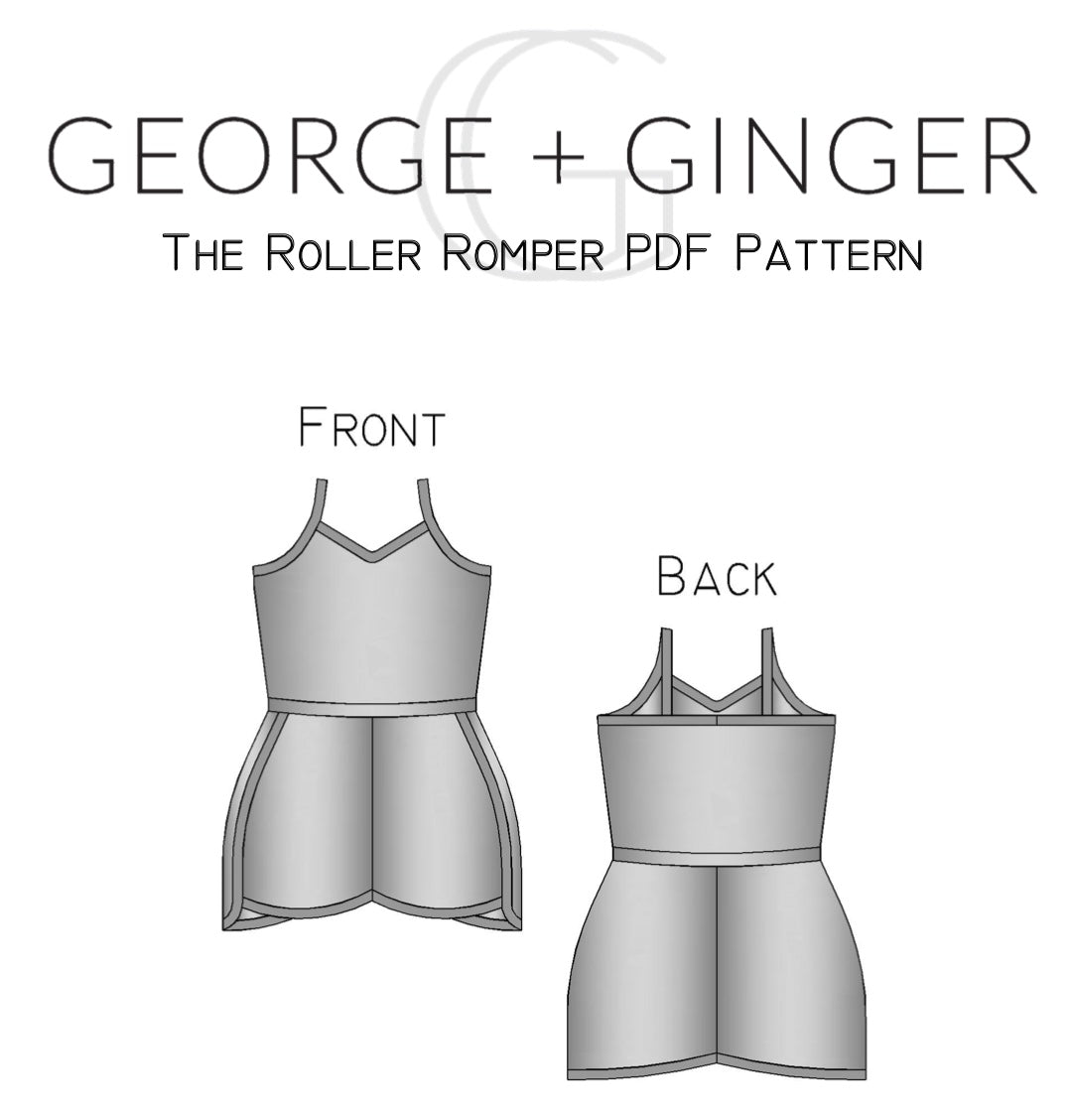 The Roller Romper PDF Sewing Pattern