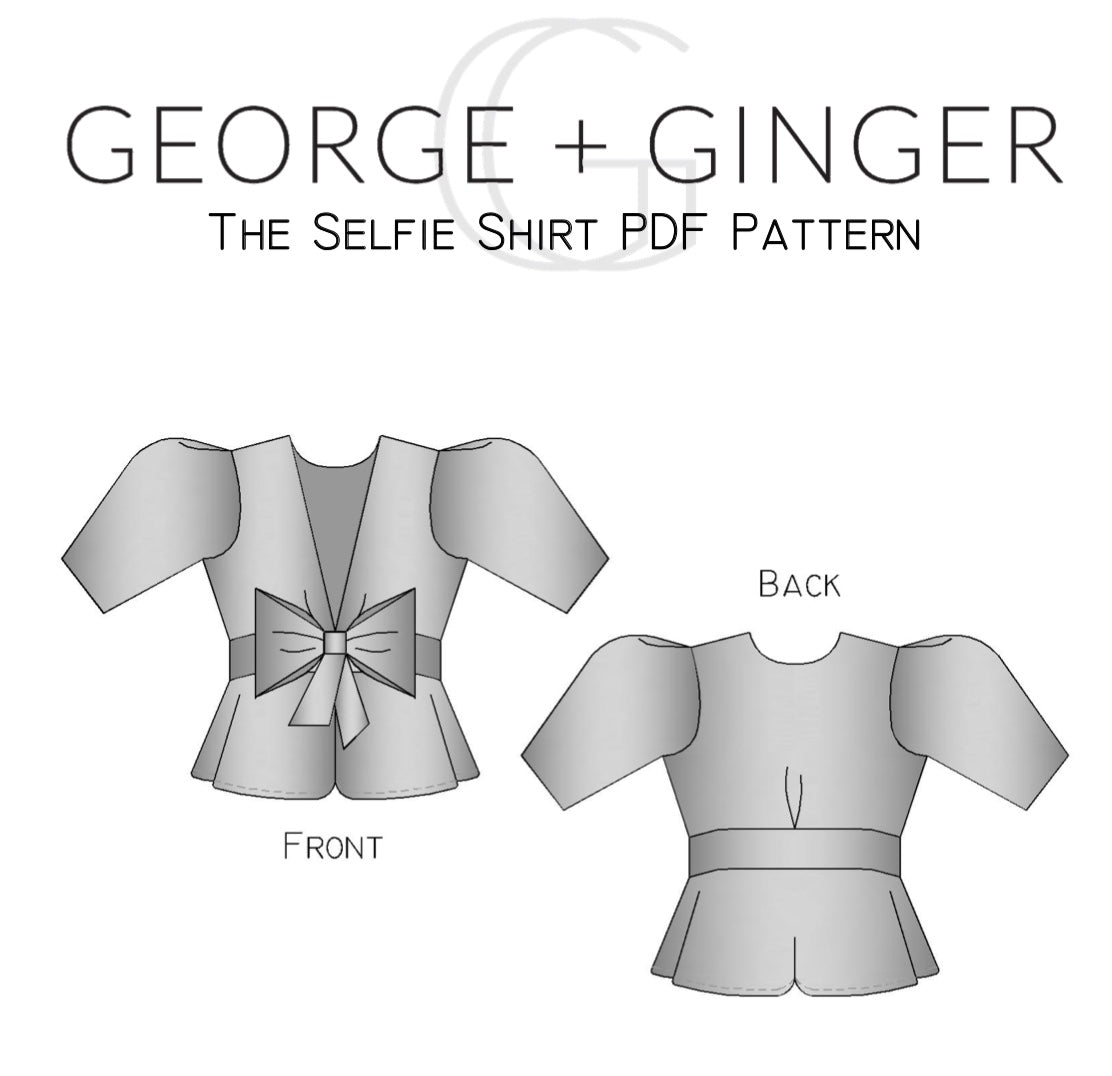 The Selfie Shirt PDF Sewing Pattern
