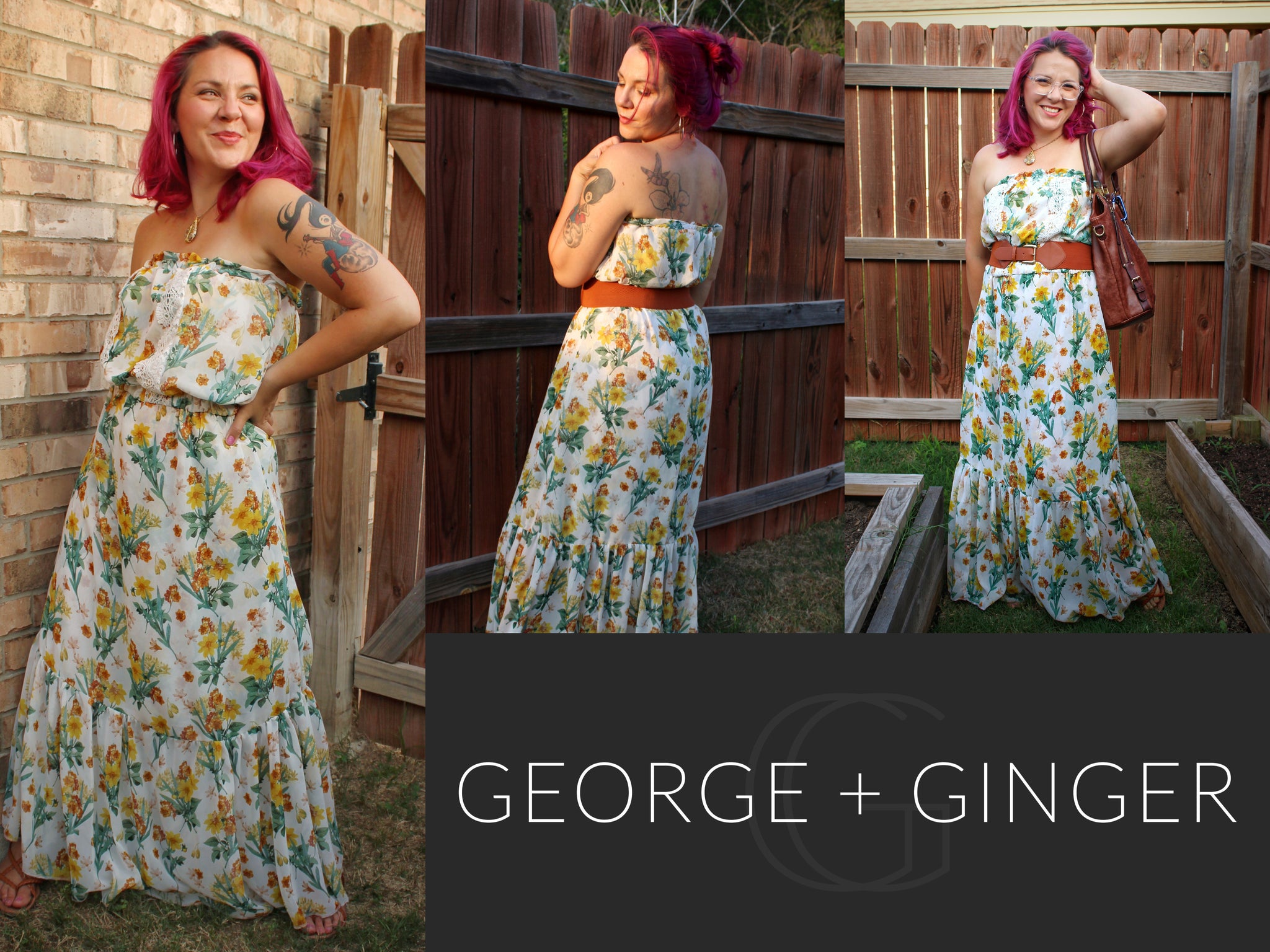 The Dawning Dress PDF Sewing Pattern And Ginger Patterns