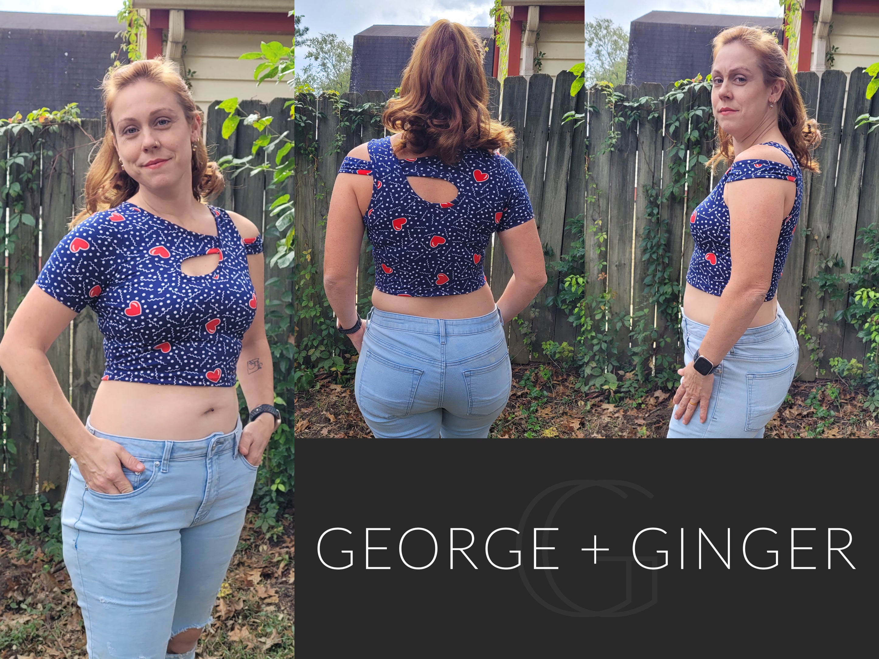 The Crossover Top PDF Sewing Pattern β George And Ginger Patterns