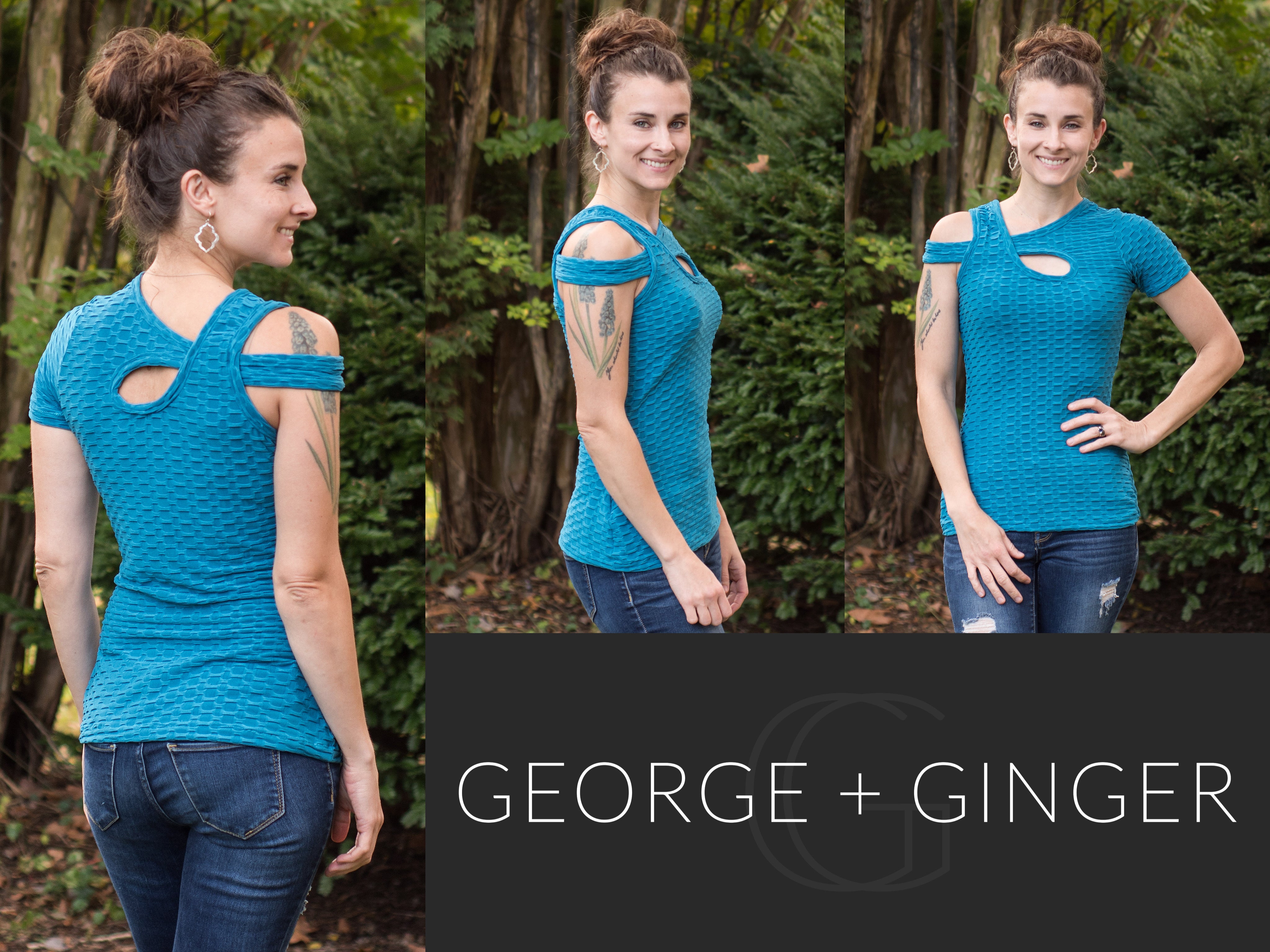 The Crossover Top PDF Sewing Pattern β George And Ginger Patterns