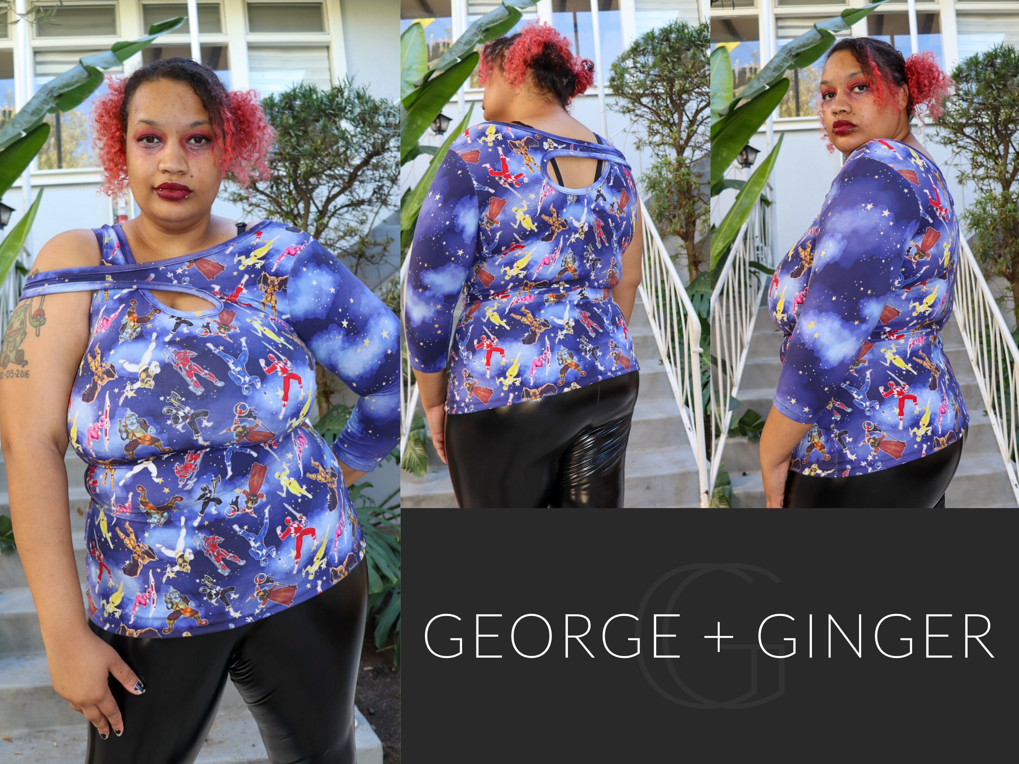 The Crossover Top PDF Sewing Pattern β George And Ginger Patterns
