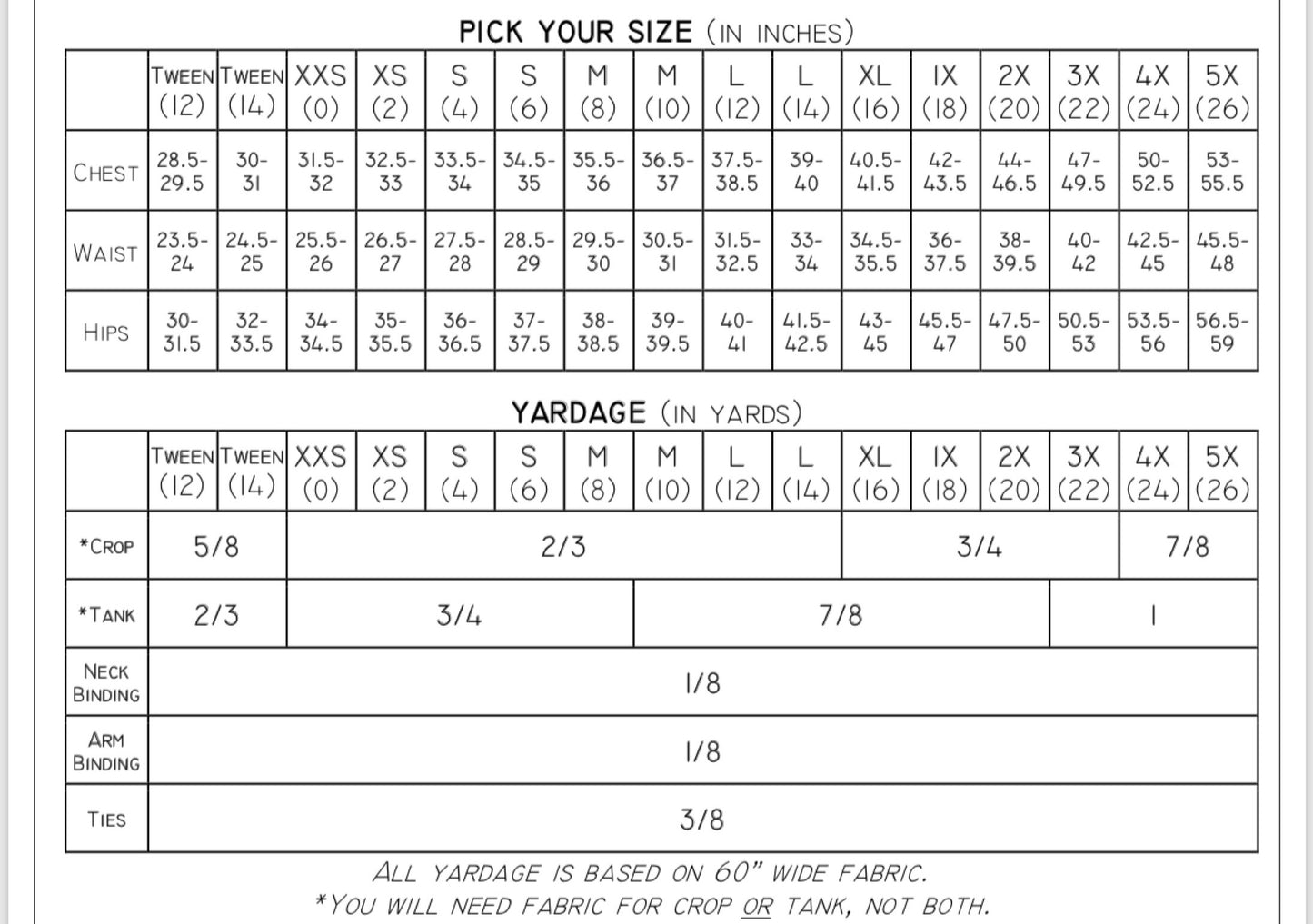 The Bonnaroo Bundle PDF Sewing Pattern