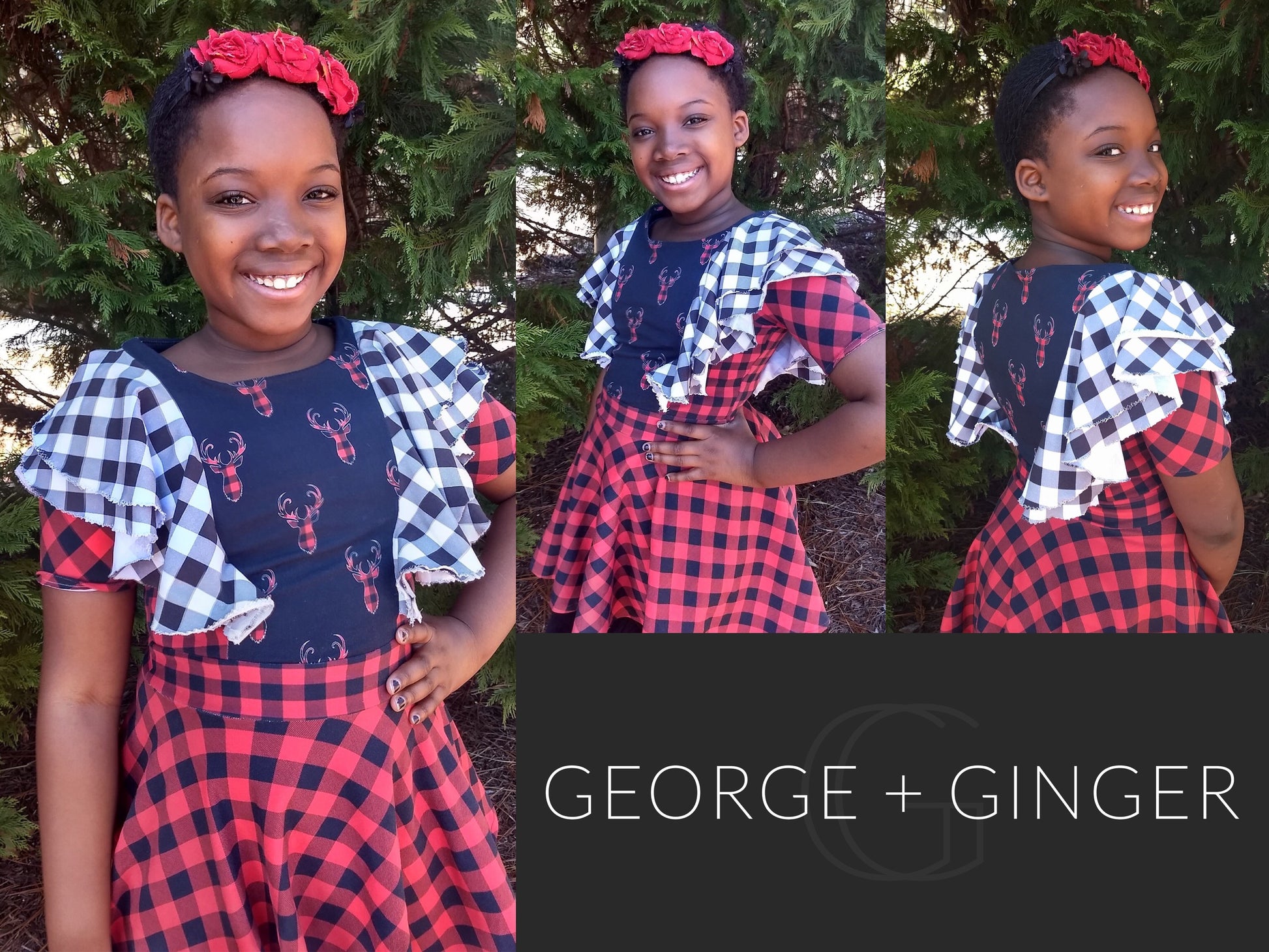 The Crimson Dress PDF Sewing Pattern – George And Ginger Patterns
