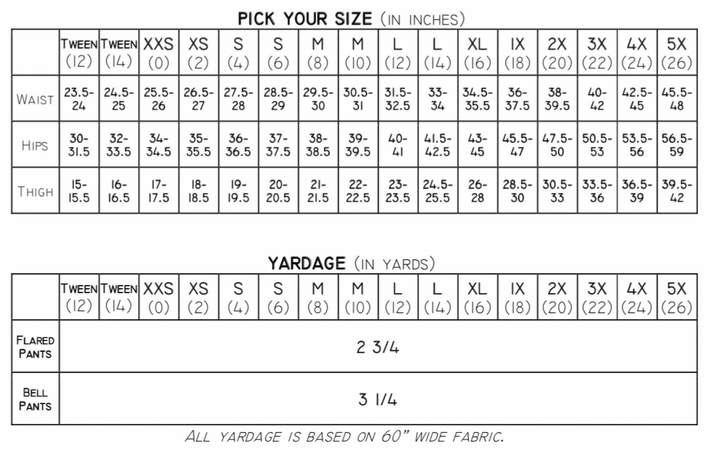 The Zappa Pants PDF Sewing Pattern