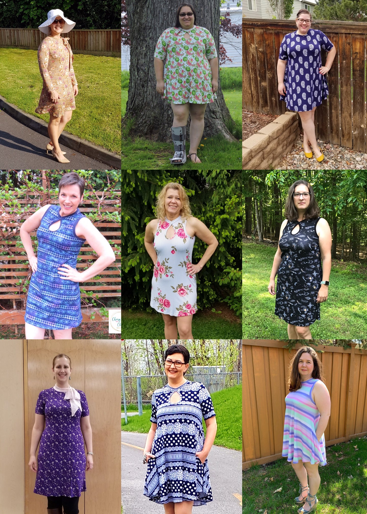 The Drama Dress PDF Sewing Pattern