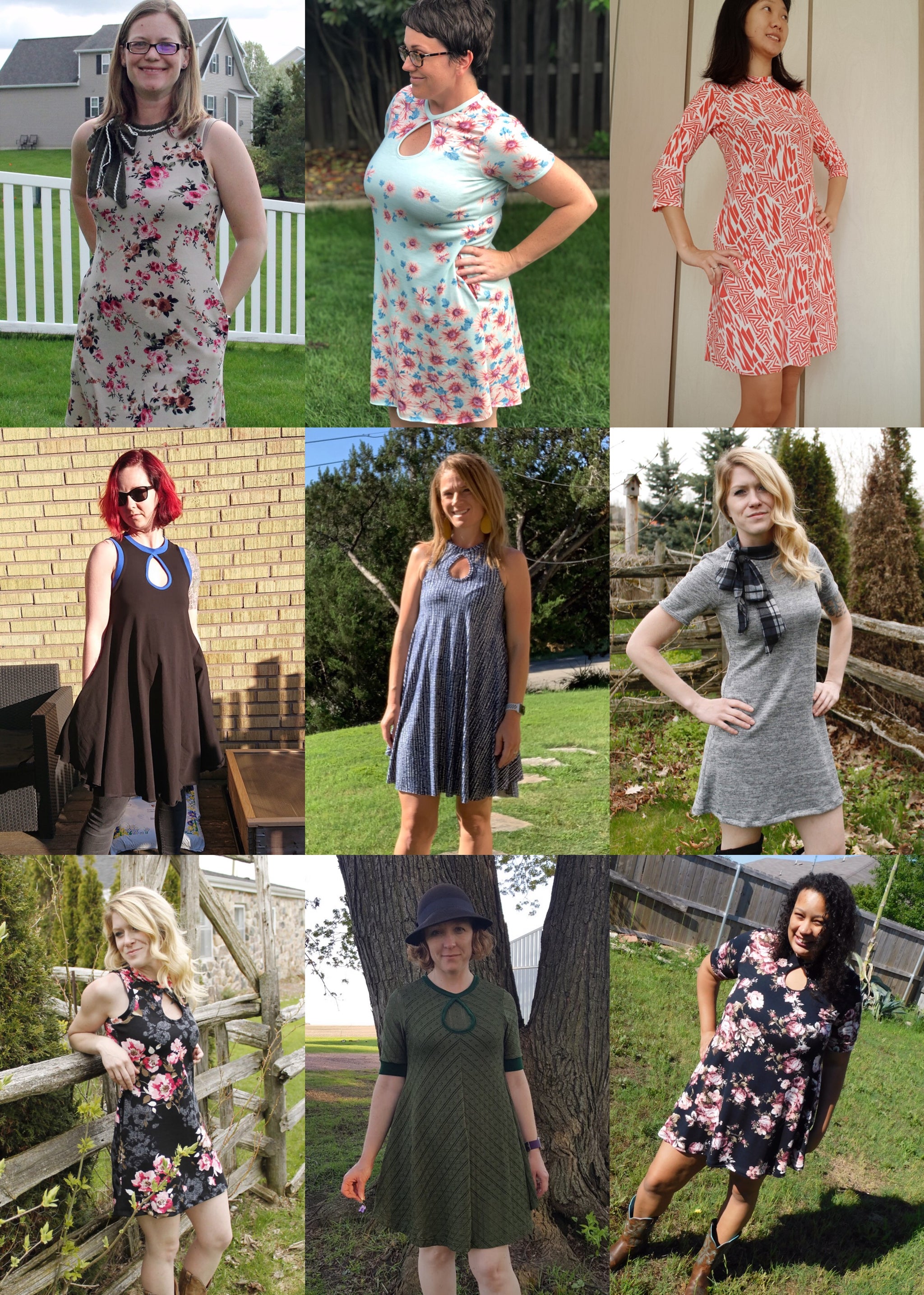 The Drama Dress PDF Sewing Pattern – George And Ginger Patterns