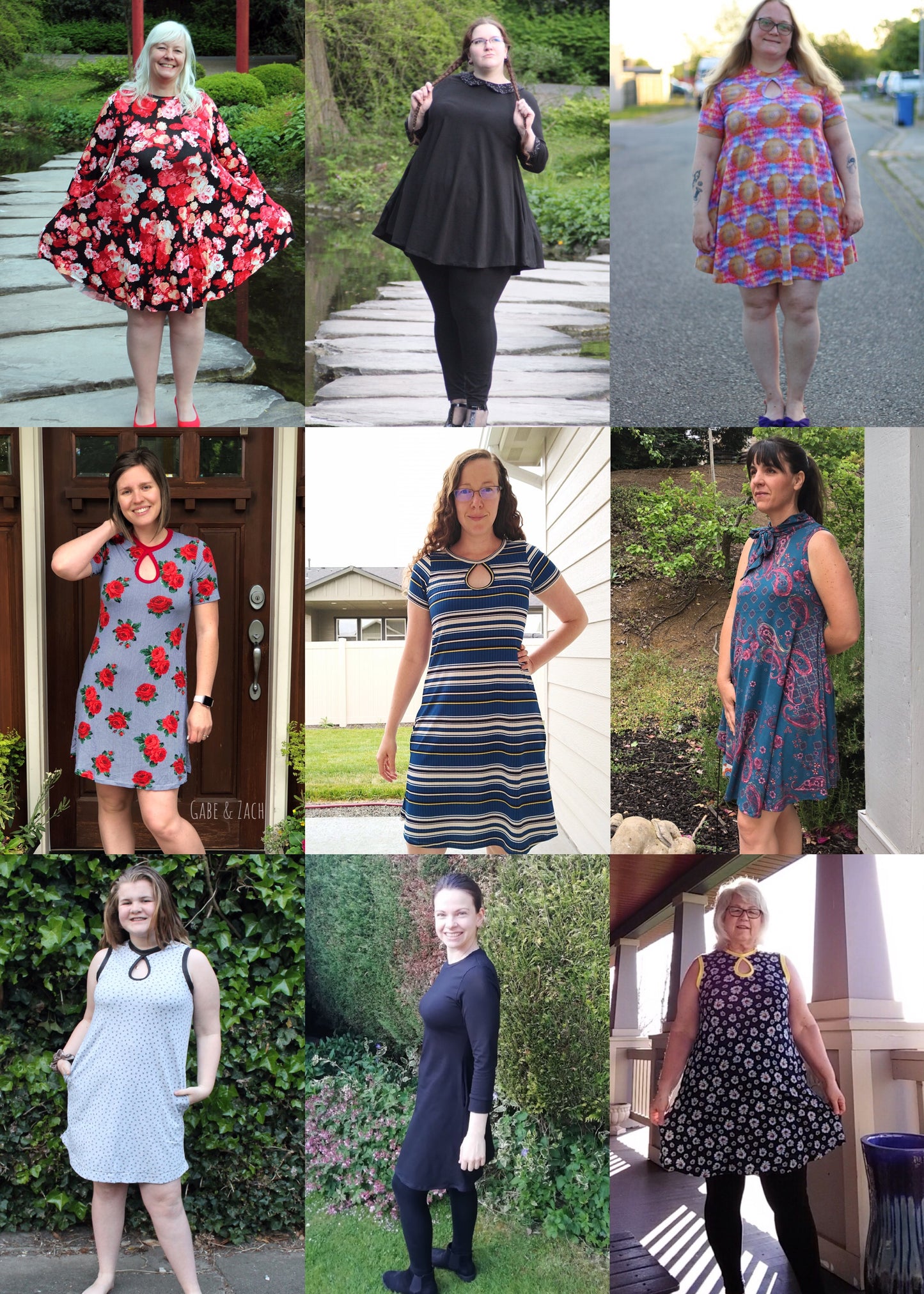 The Drama Dress PDF Sewing Pattern