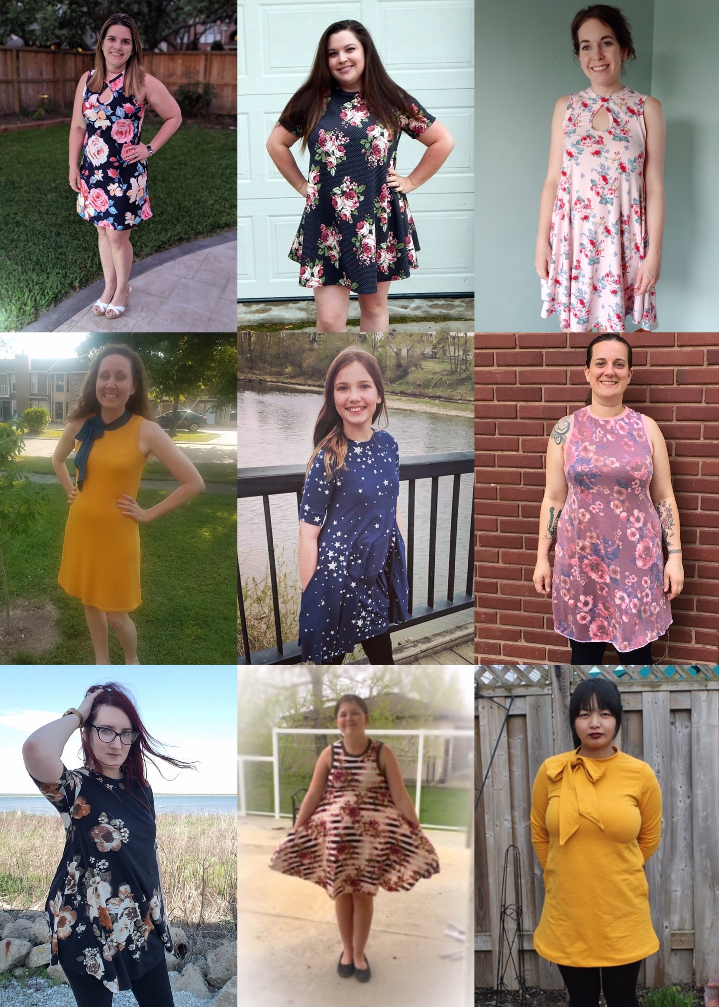 The Drama Dress PDF Sewing Pattern