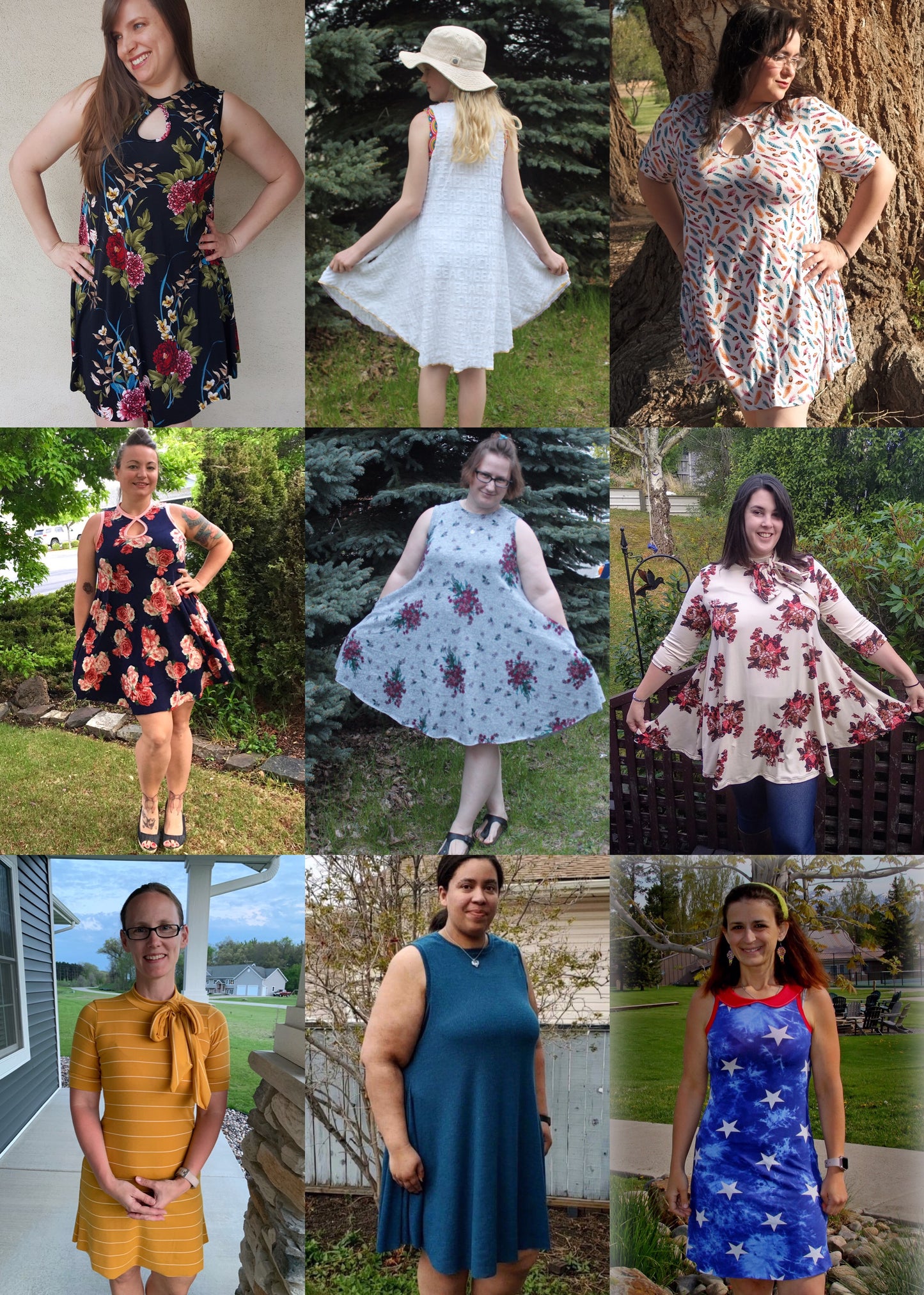 The Drama Dress PDF Sewing Pattern