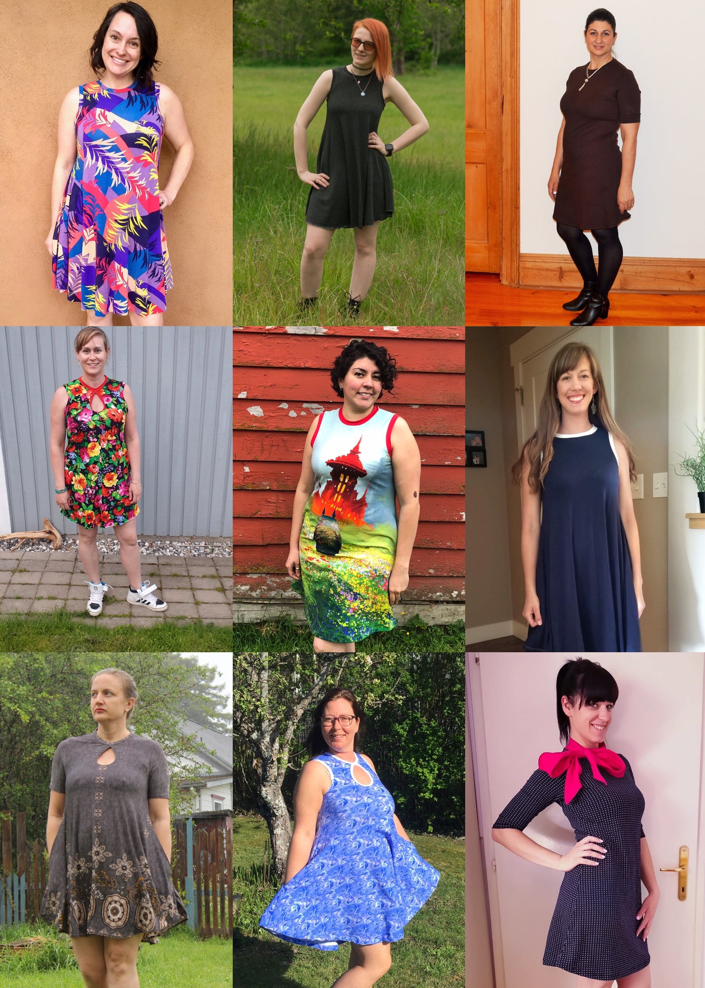 The Drama Dress PDF Sewing Pattern