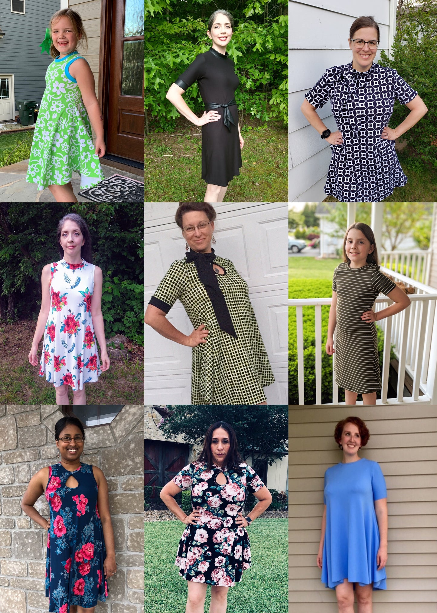 The Drama Dress PDF Sewing Pattern