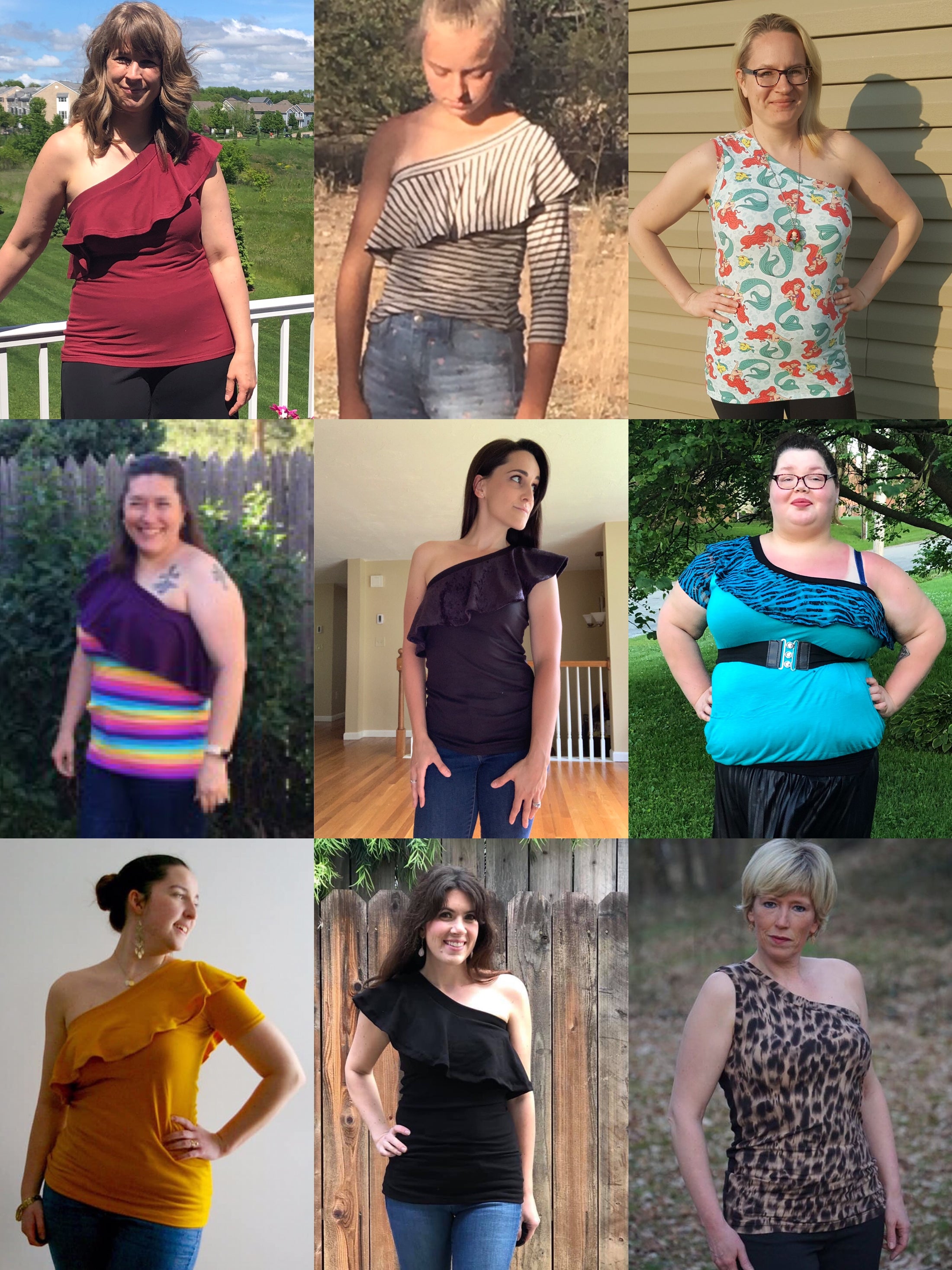 17+ Sewing Patterns For Women The Edgy Top PDF Sewing Pattern – George And Ginger Patterns