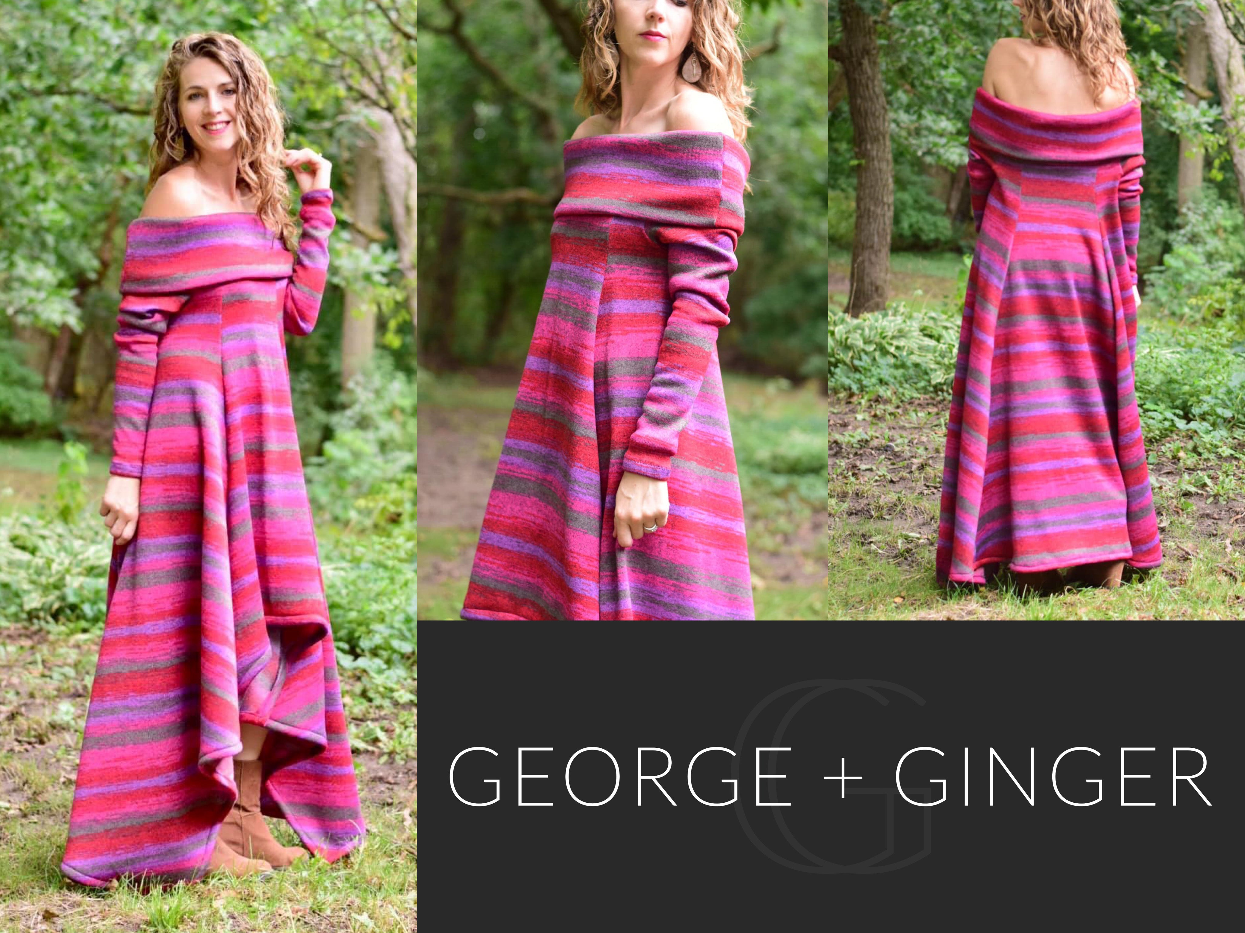 George Ginger Patterns The October Dress PDF Sewing Pattern – George And Ginger Patterns