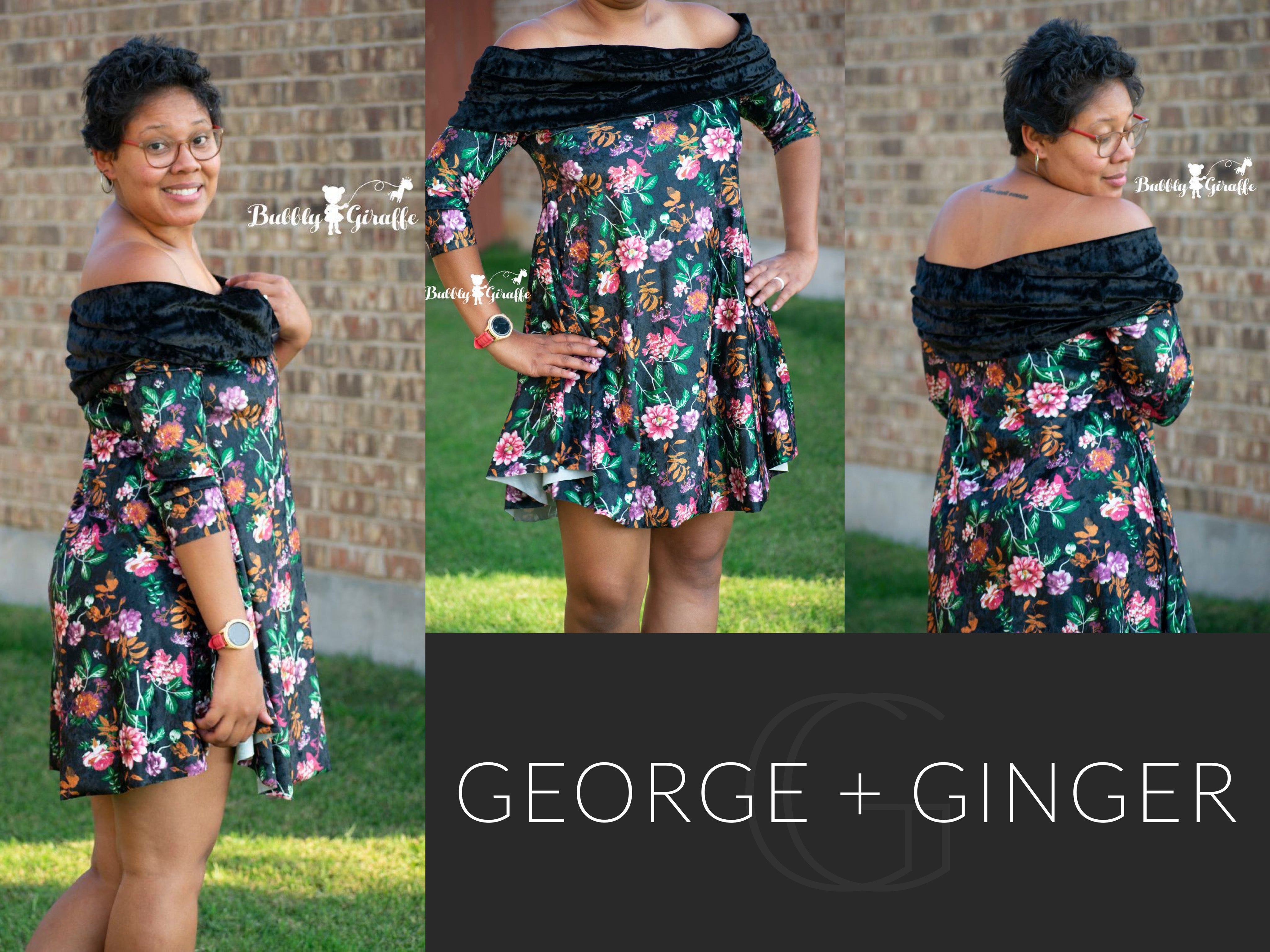 George Ginger Patterns The October Dress PDF Sewing Pattern – George And Ginger Patterns