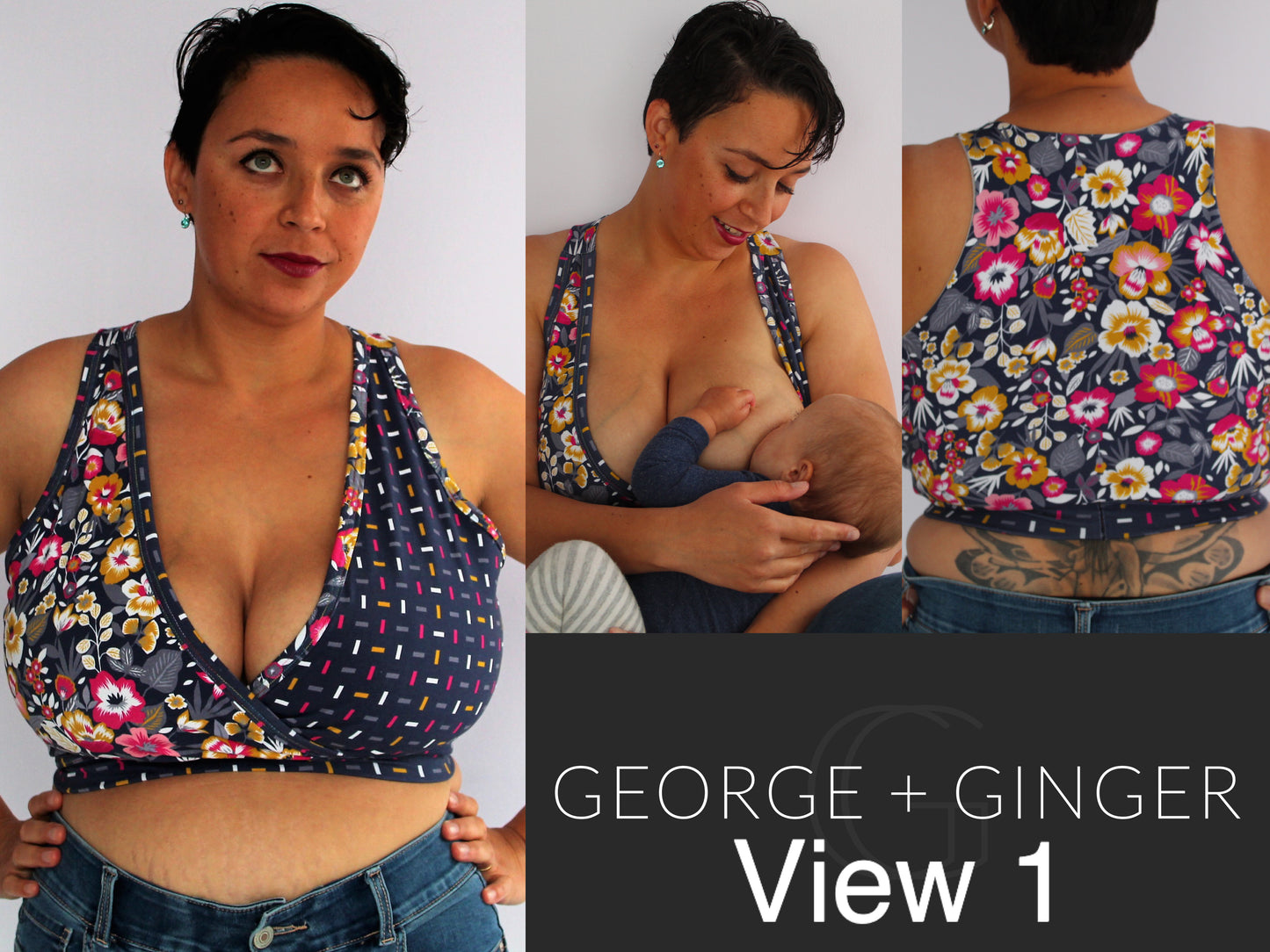 The Sum It Up Bra (Front Edition) PDF Sewing Pattern