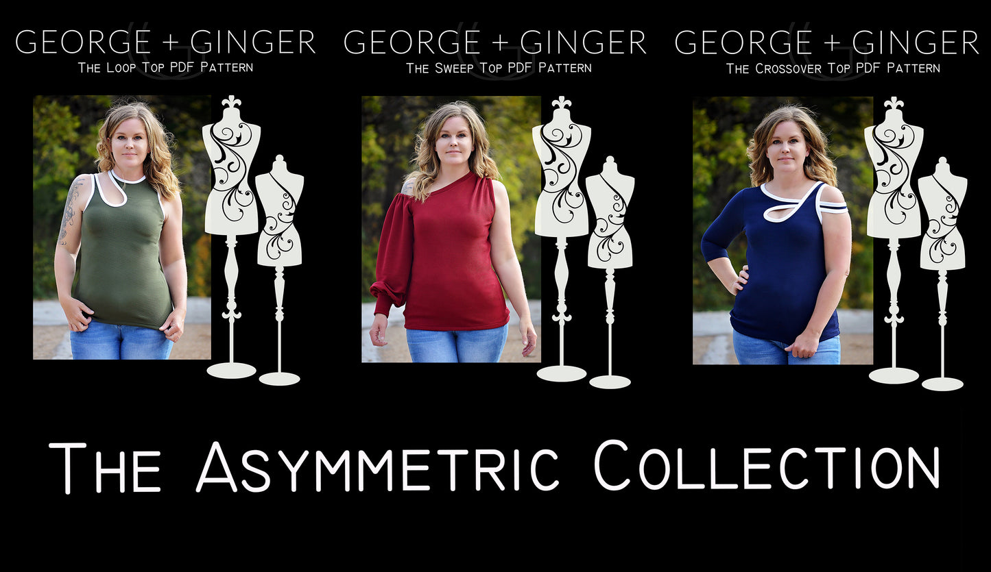 The Asymmetric Collection PDF Sewing Pattern