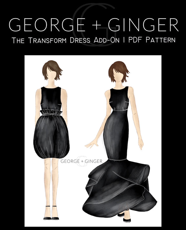 The Transform Add-On 1 PDF Sewing Pattern – George And Ginger Patterns
