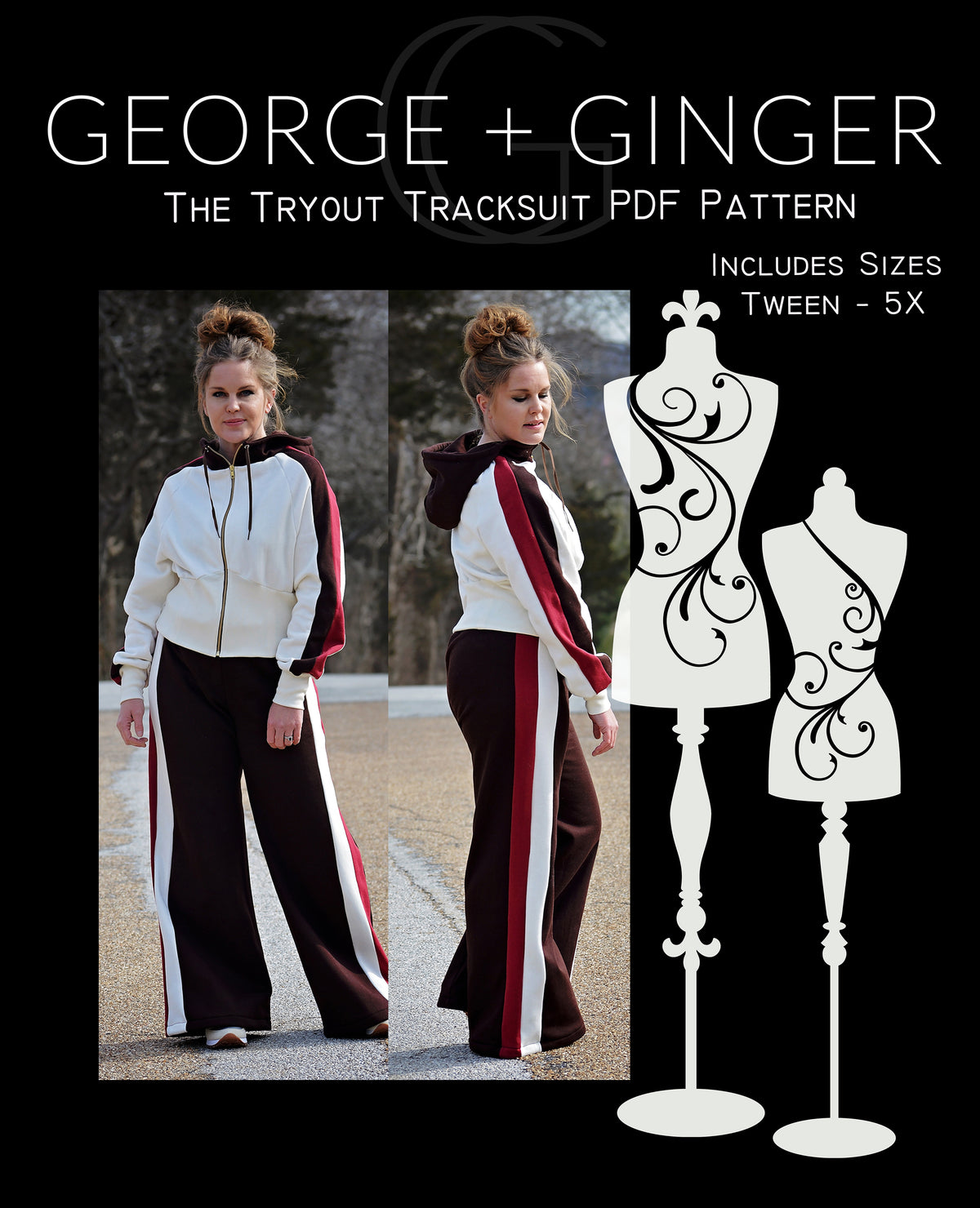 The Tryout Tracksuit PDF Sewing Pattern – George And Ginger Patterns
