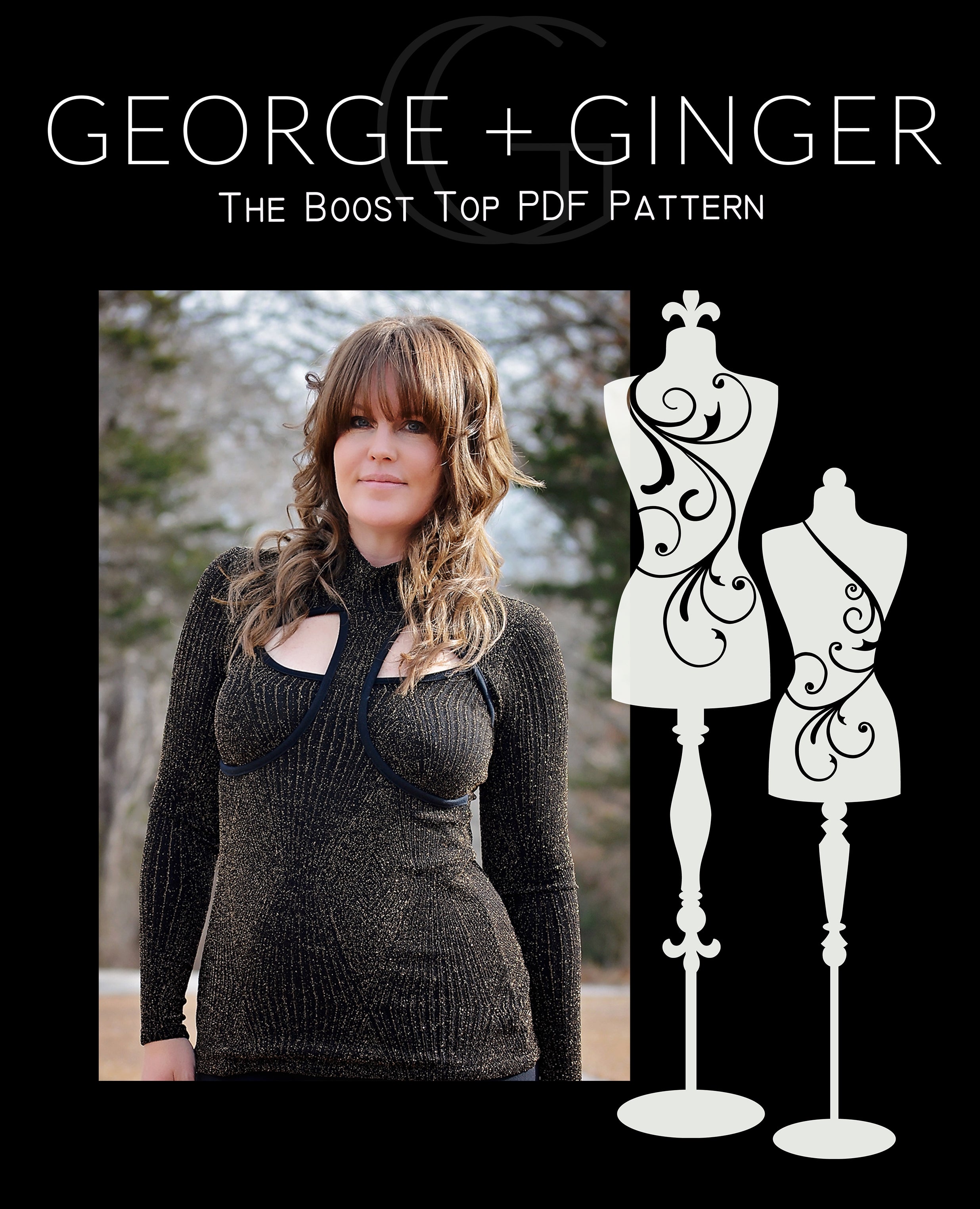 The Boost Top PDF Sewing Pattern – George And Ginger Patterns