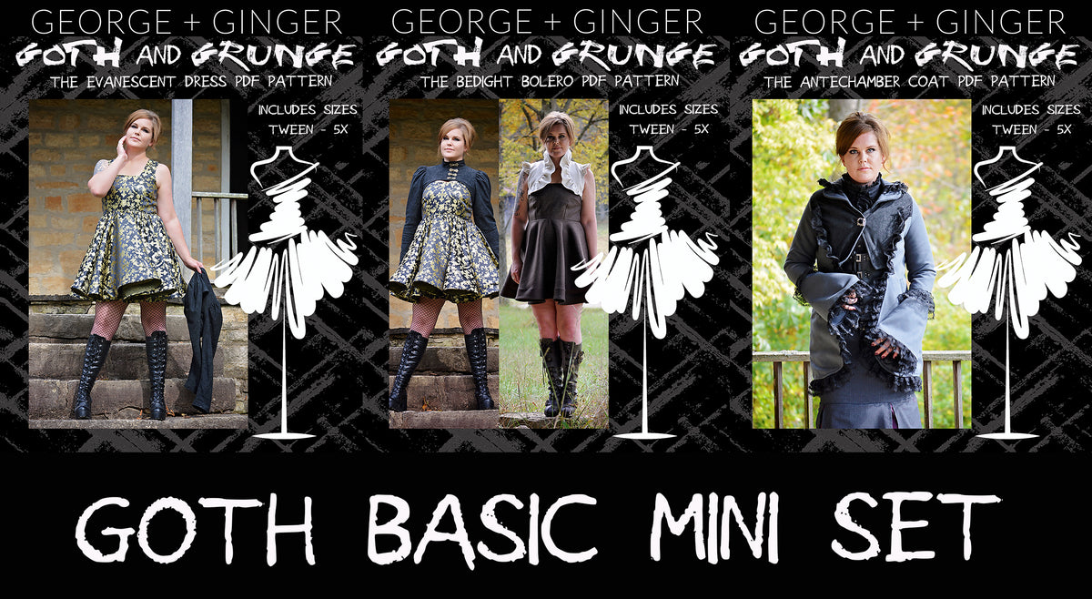 Basic Goth Mini Set PDF Sewing Pattern – George And Ginger Patterns