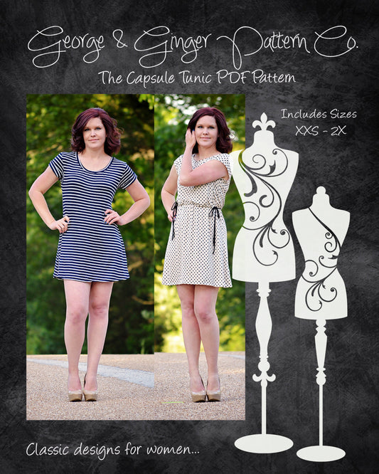 The Capsule Tunic PDF Sewing Pattern