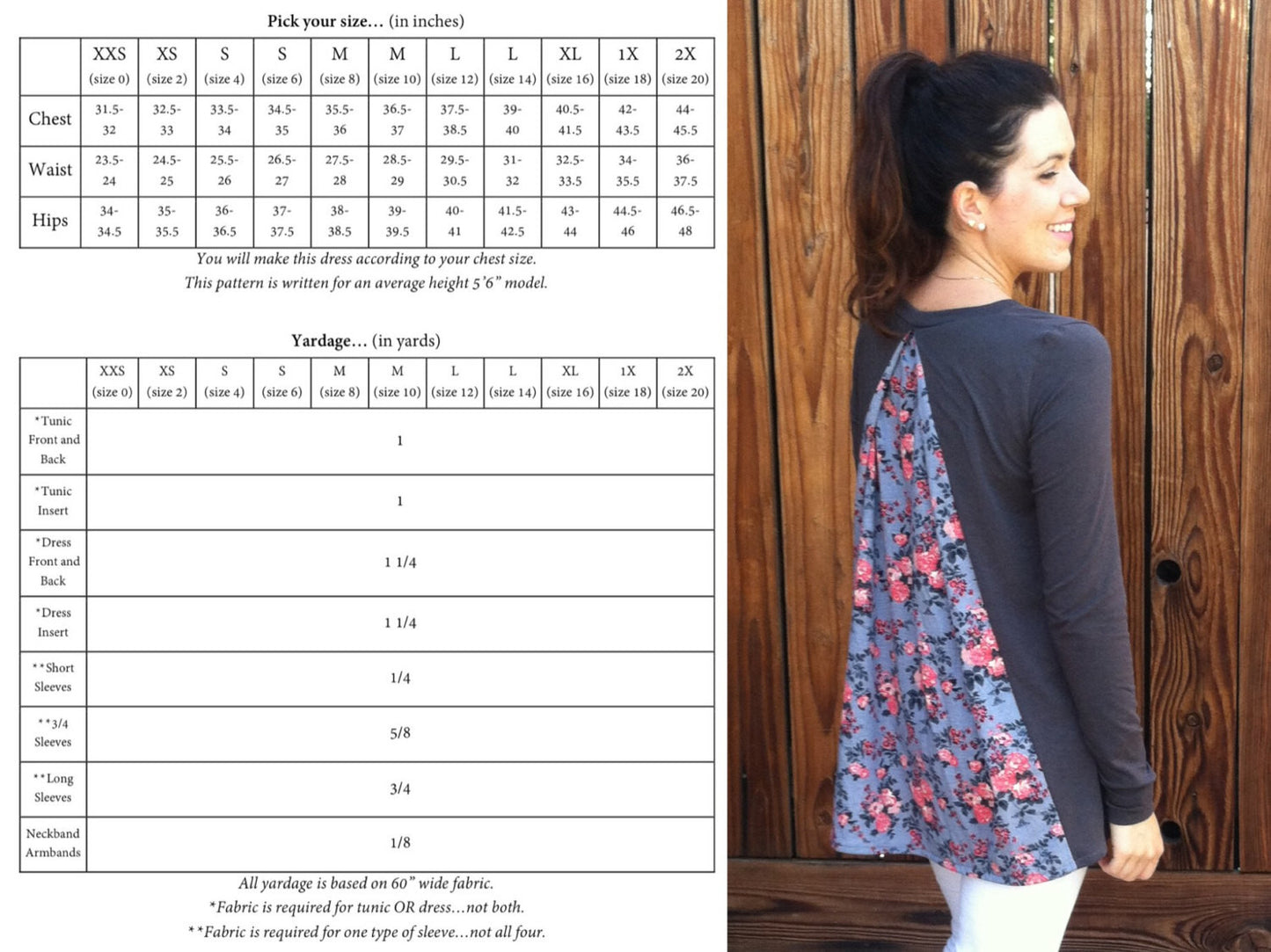 The Sweet Pleat Top and Dress PDF Sewing Pattern
