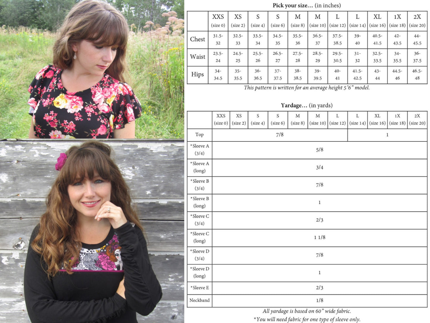 The Super Sleeve Top PDF Sewing Pattern