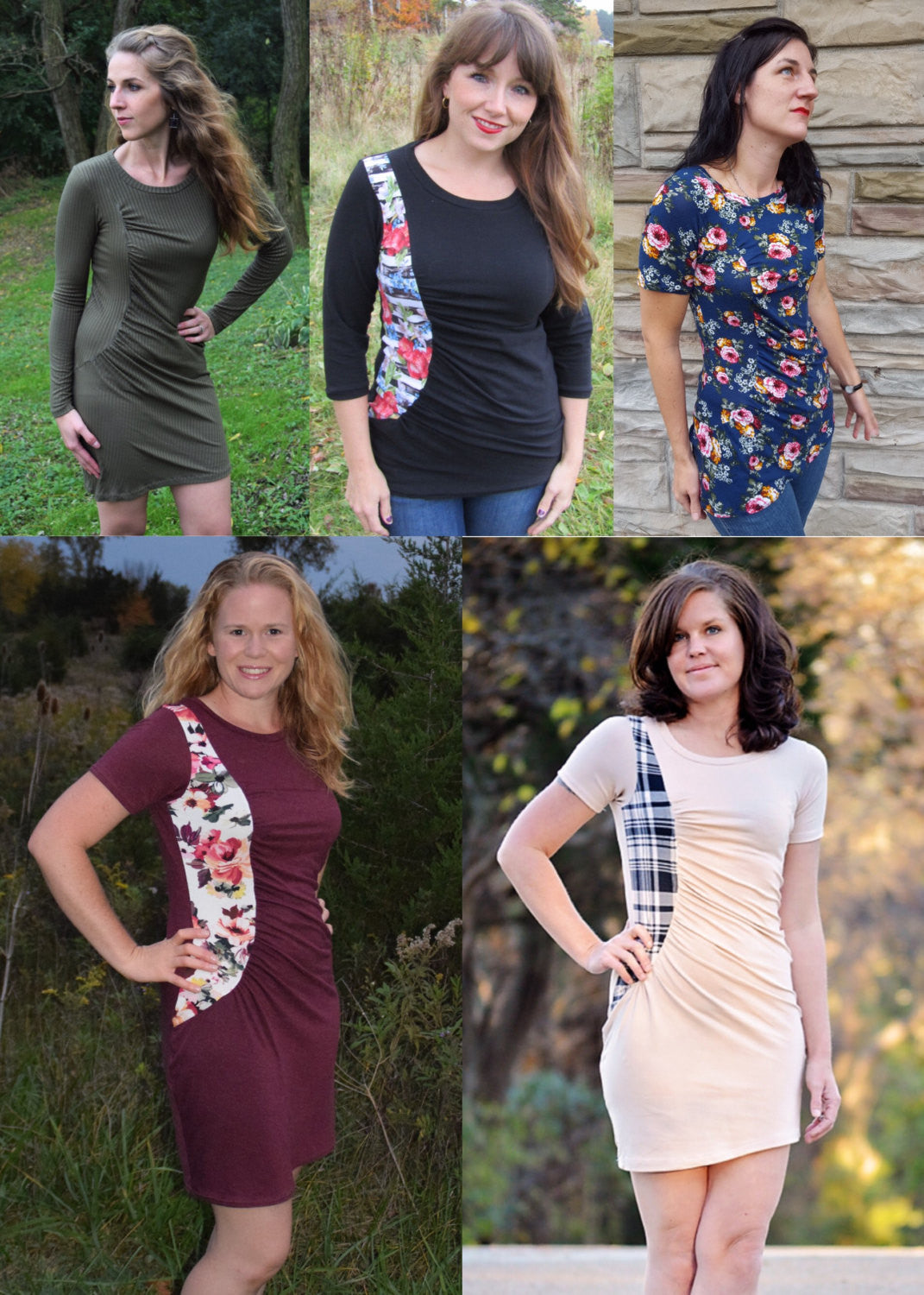 The Sassy Side Top and Dress PDF Sewing Pattern