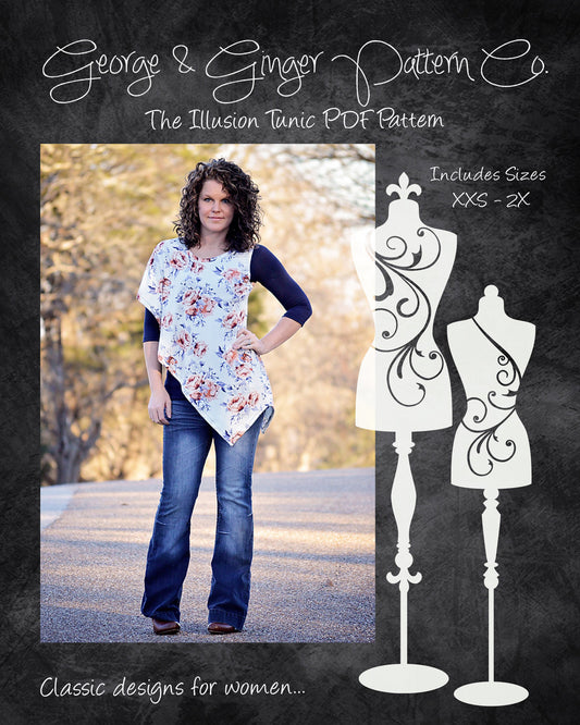 The Illusion Tunic PDF Sewing Pattern