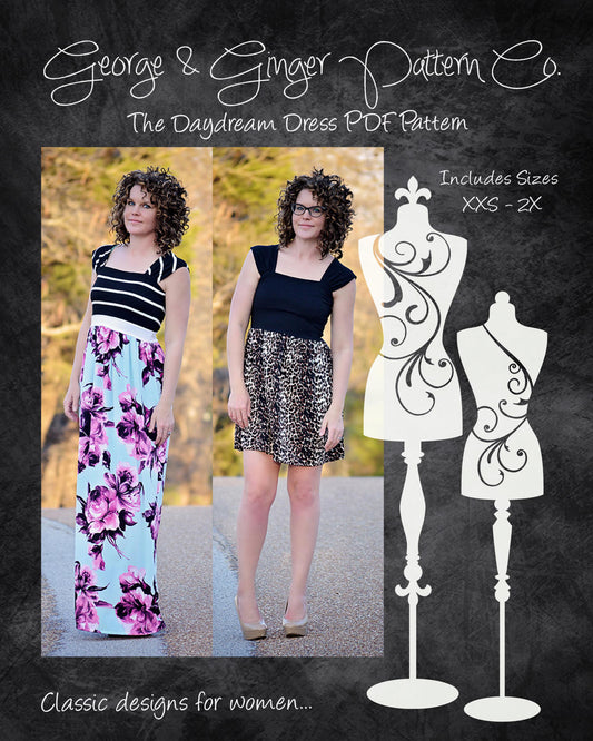The Daydream Dress PDF Sewing Pattern