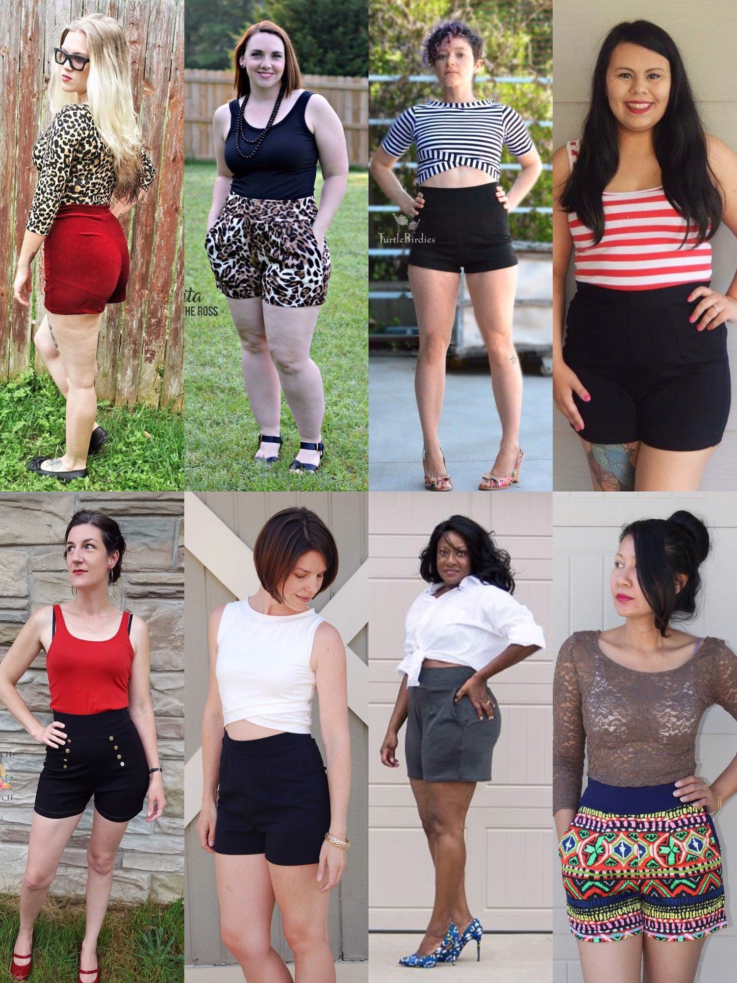 The Heat Wave Hot Pants PDF Sewing Pattern