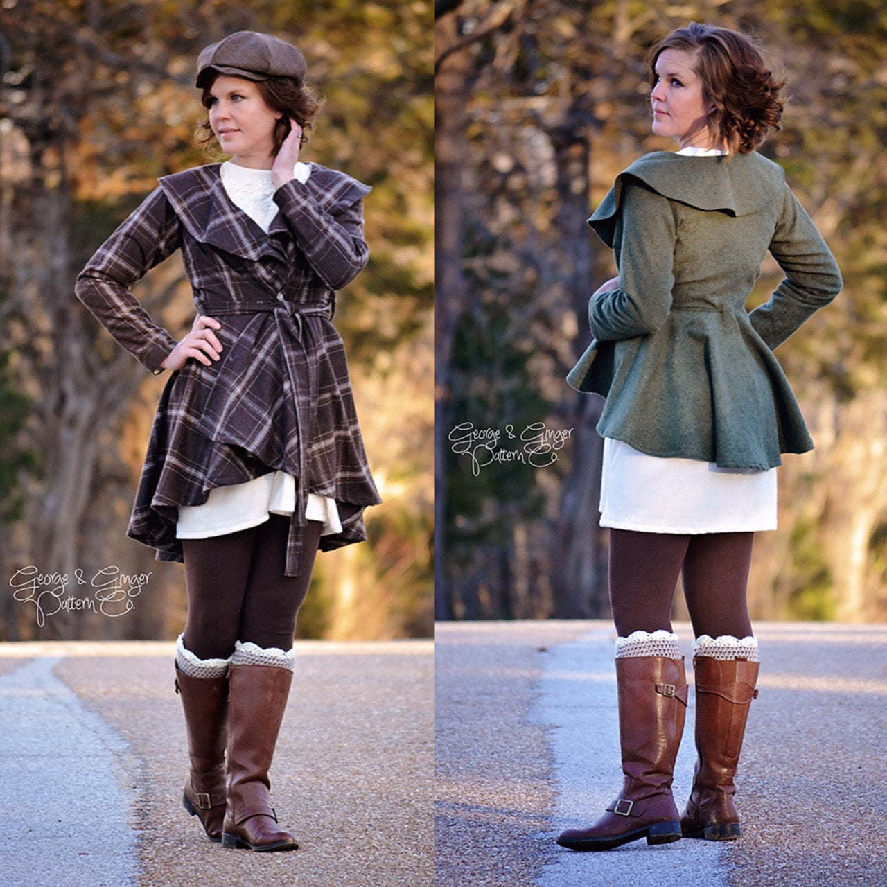 The Downtown Overcoat PDF Sewing Pattern