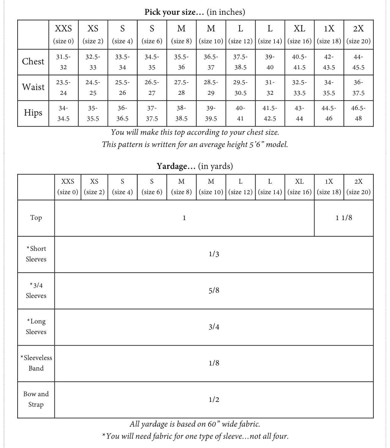 The Bowlicious Top PDF Sewing Pattern