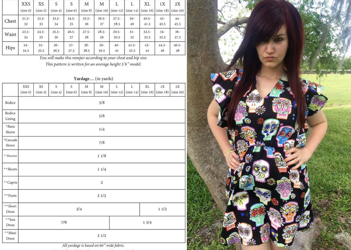 The Goddess Romper Dress PDF Sewing Pattern