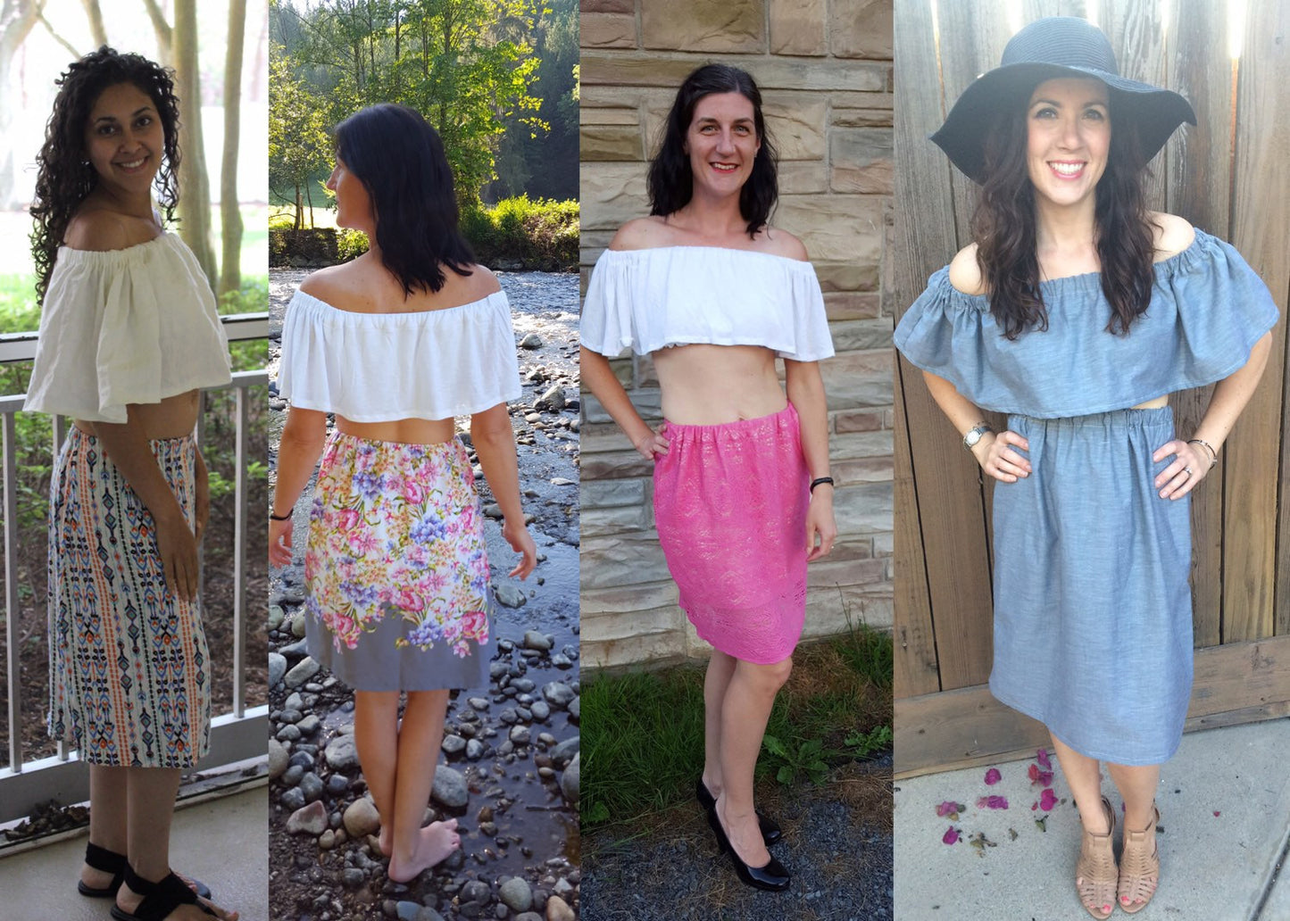 The Capsule Crop Top Set PDF Sewing Pattern